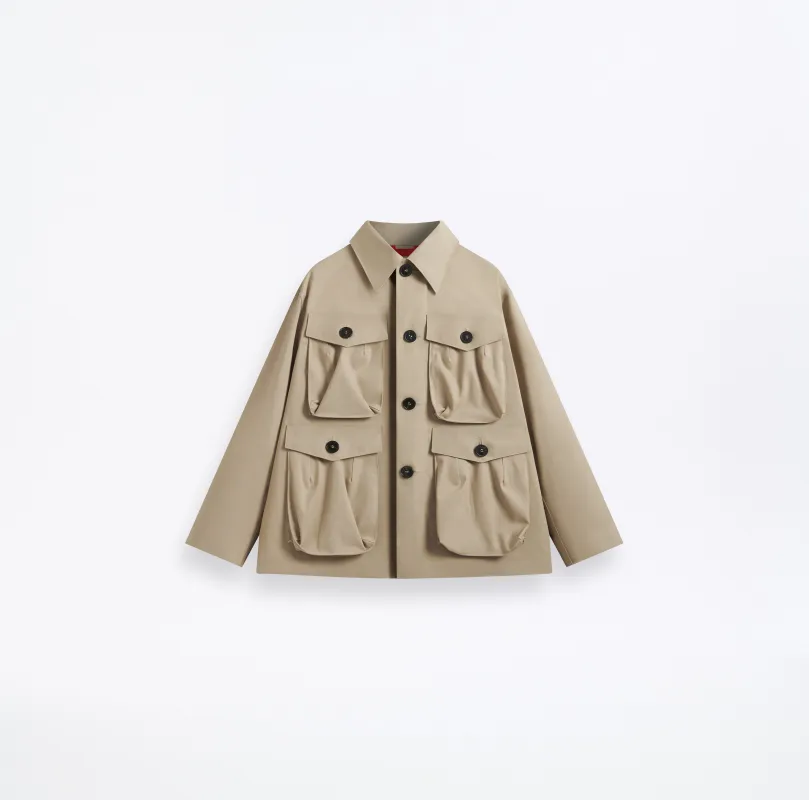 Frank Rubberised Utility Jacket sold by Mackintosh