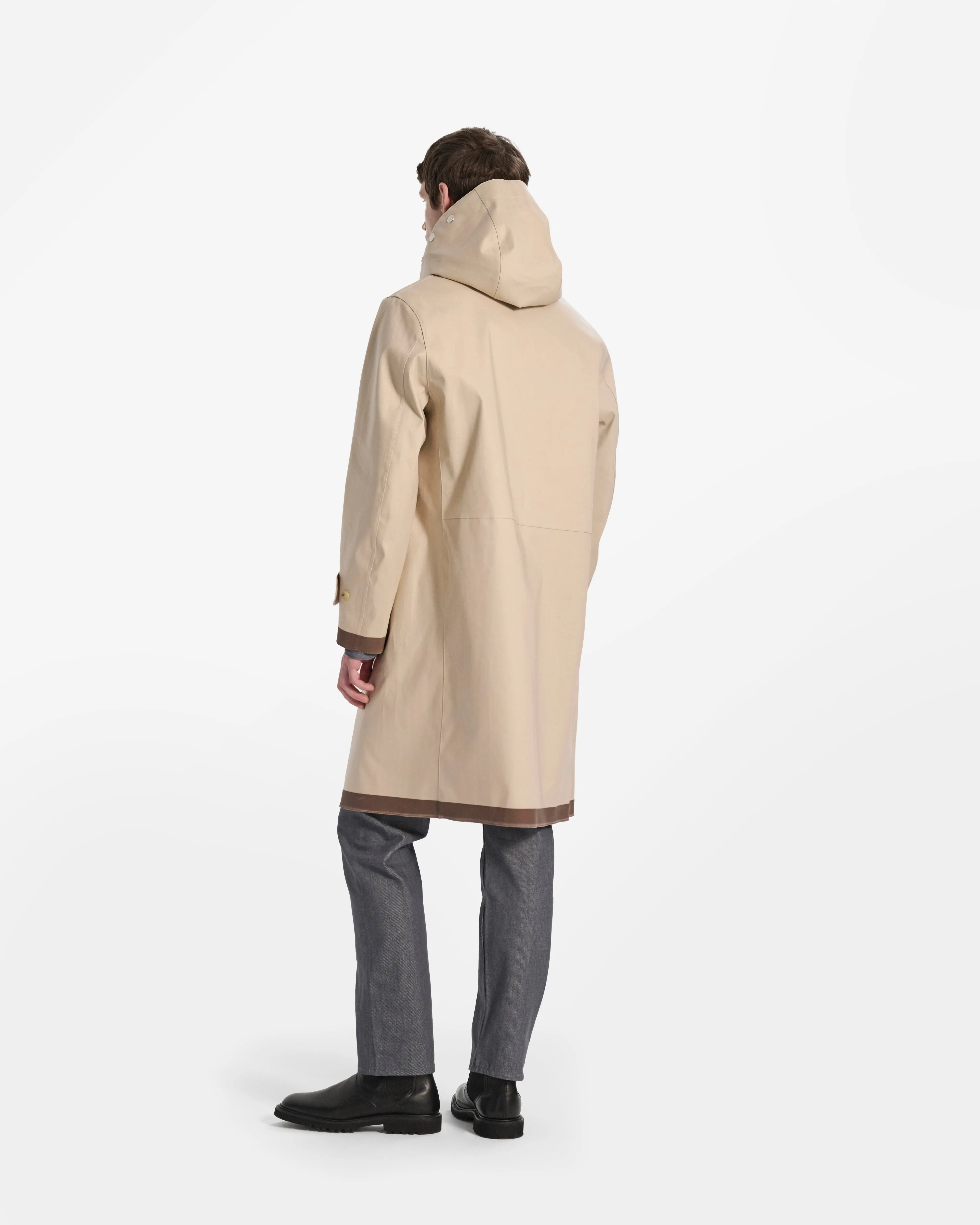 Kirkton Rubberised Hooded 3/4 Length Coat sold by Mackintosh product image thumbnail 4