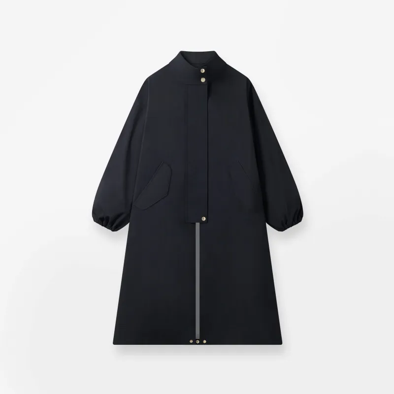 Skye Stand Collar Long Coat sold by Mackintosh