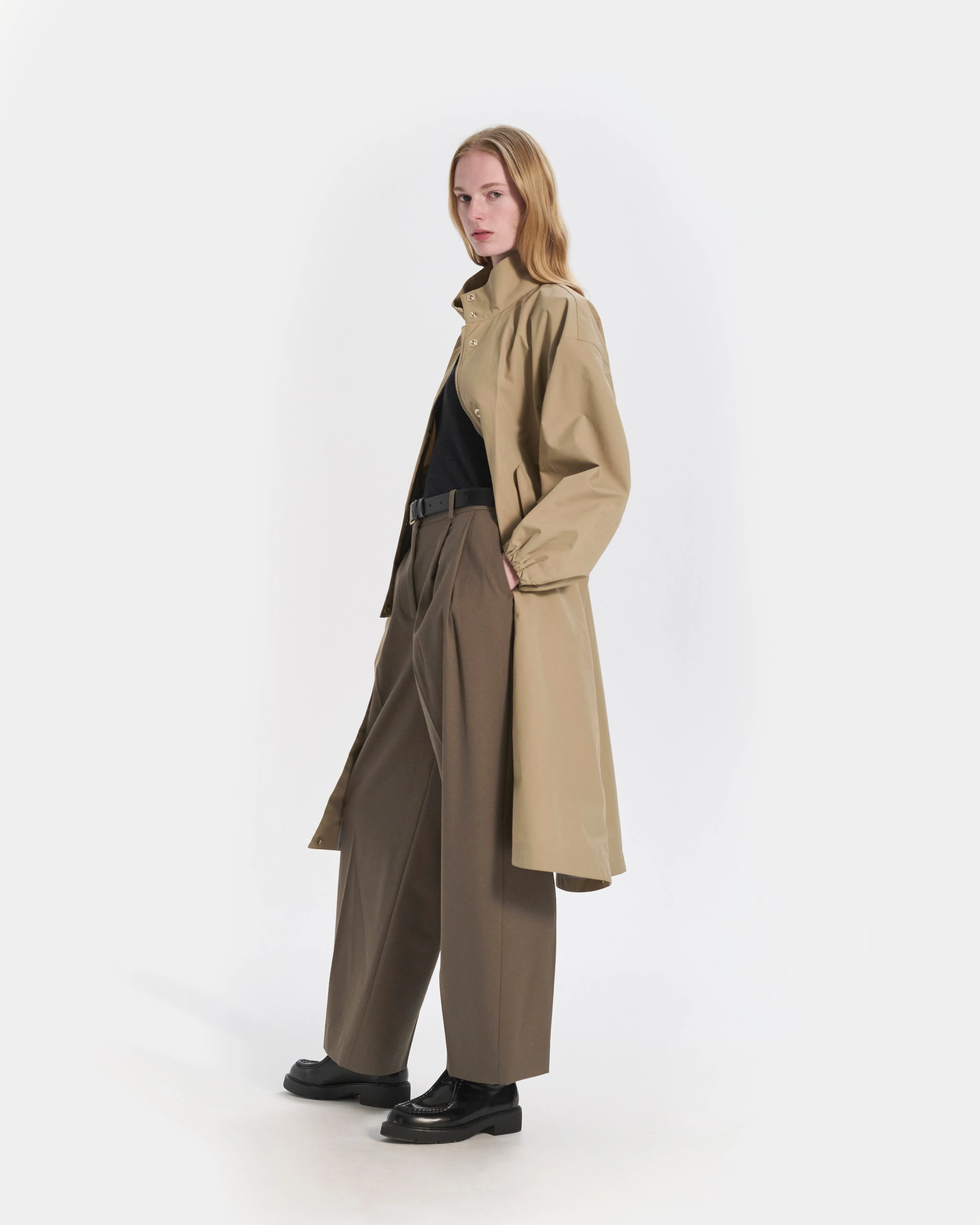 Skye Stand Collar Long Coat sold by Mackintosh product image thumbnail 5