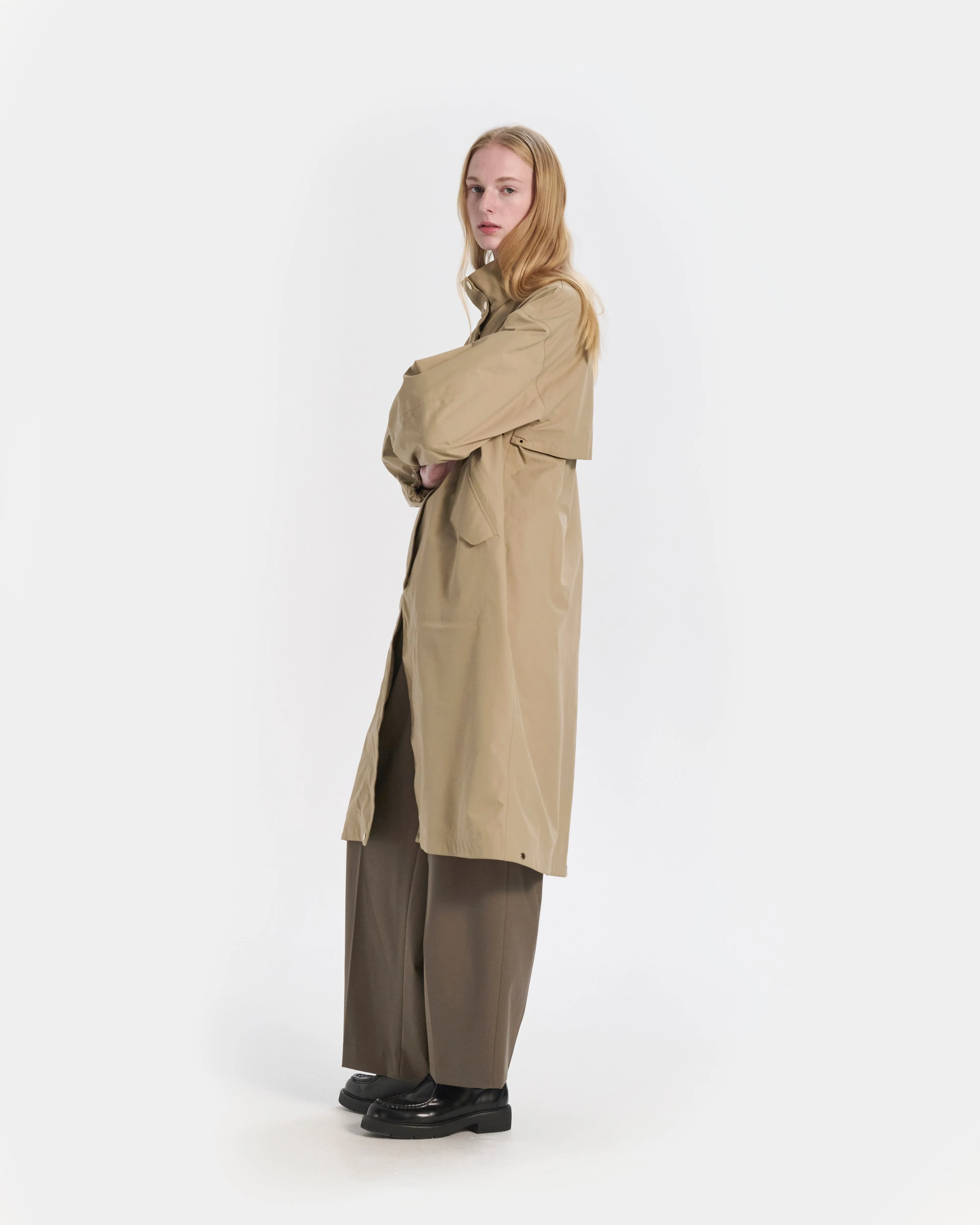 Skye Stand Collar Long Coat sold by Mackintosh product image thumbnail 3