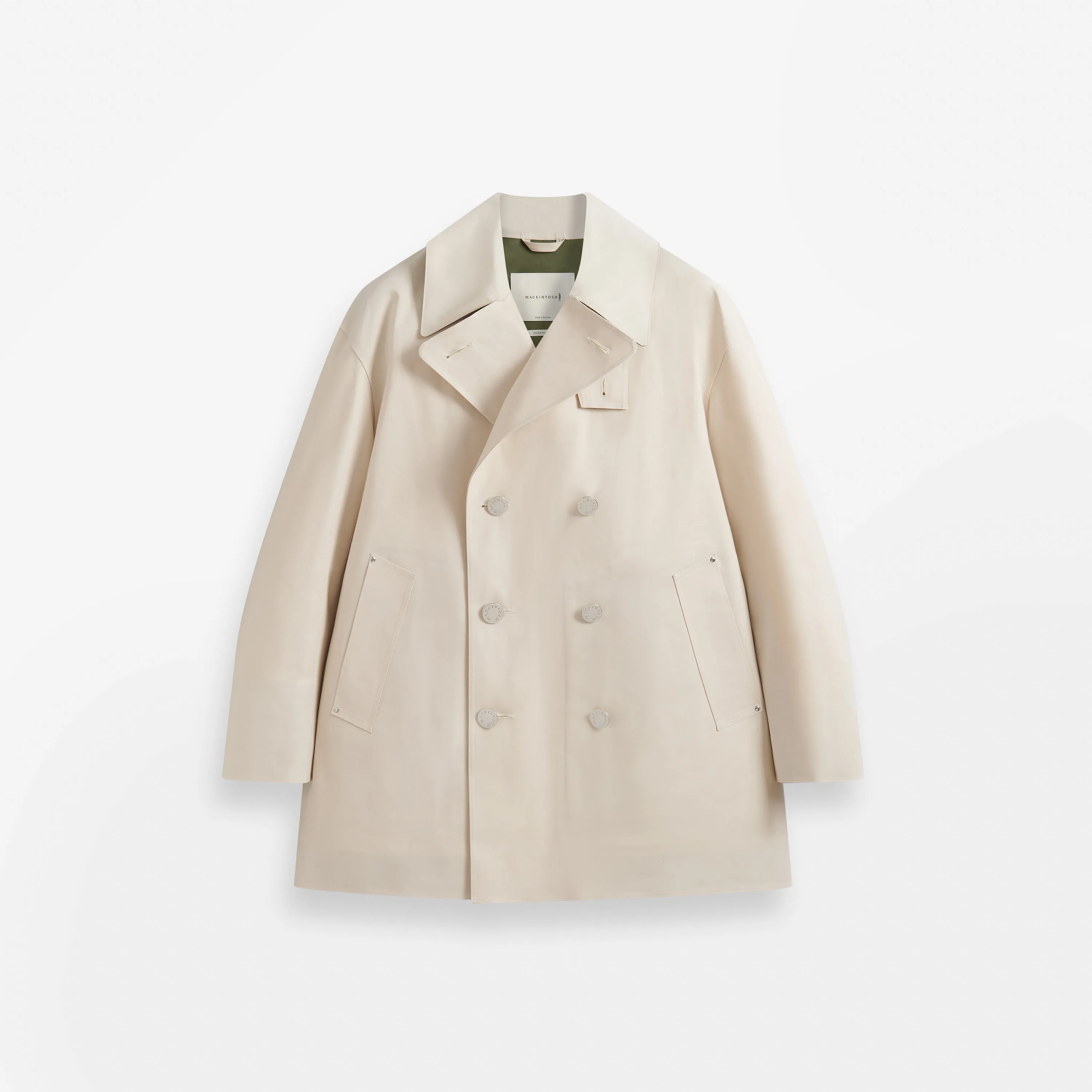 Canonbie Rubberised Double Breasted Coat sold by Mackintosh