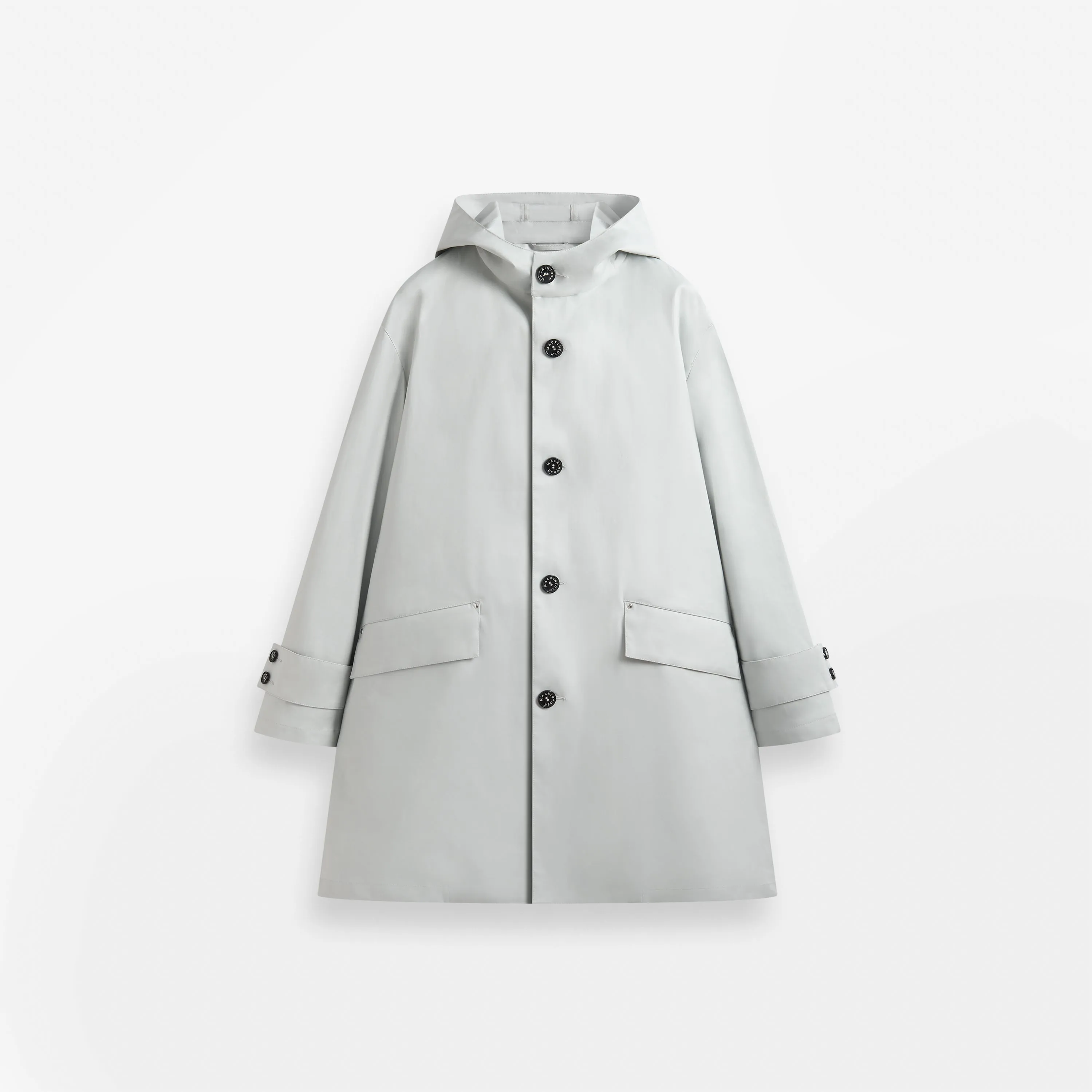 Humbie Raintec Mid Length Hooded Coat sold by Mackintosh