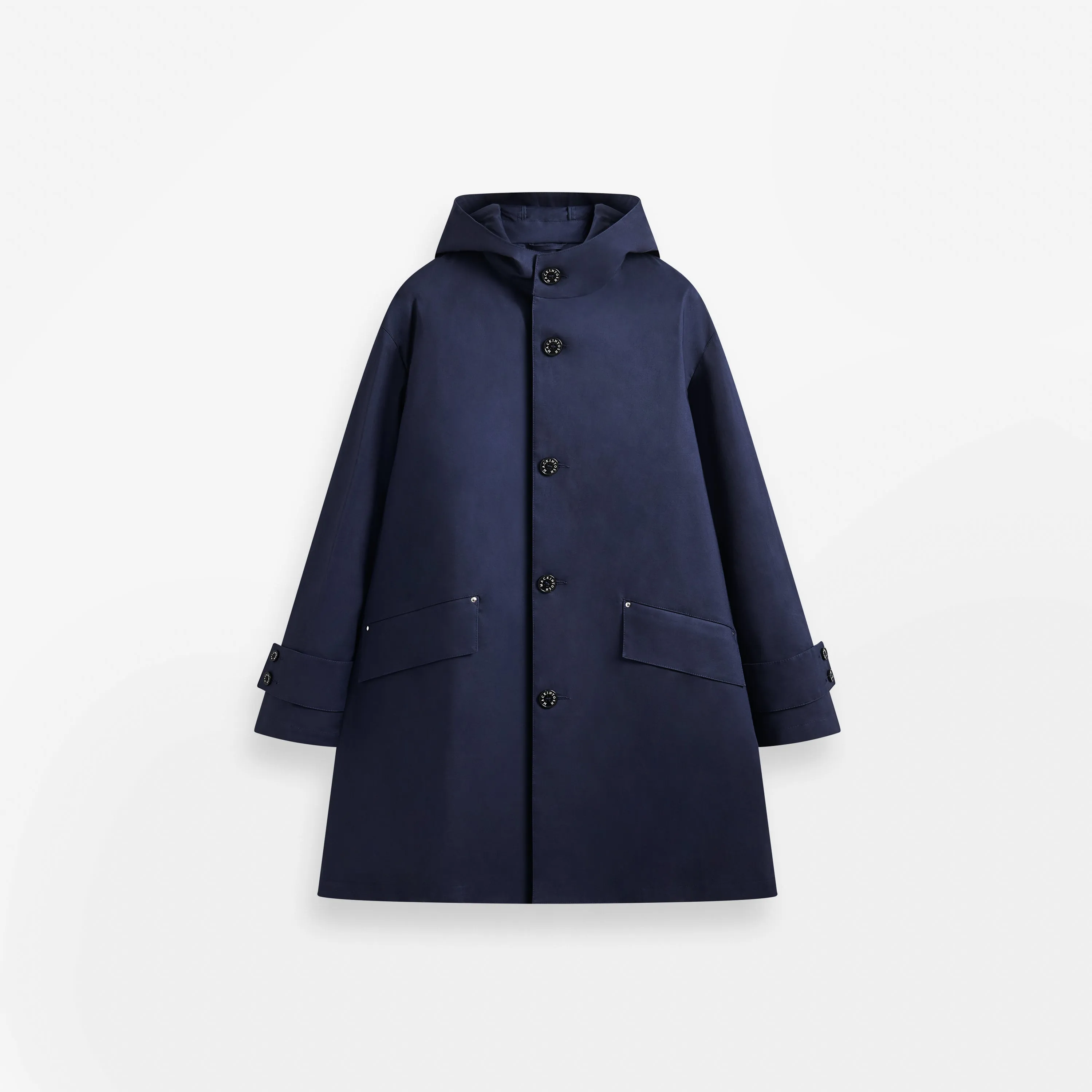 Humbie Raintec Mid Length Hooded Coat sold by Mackintosh