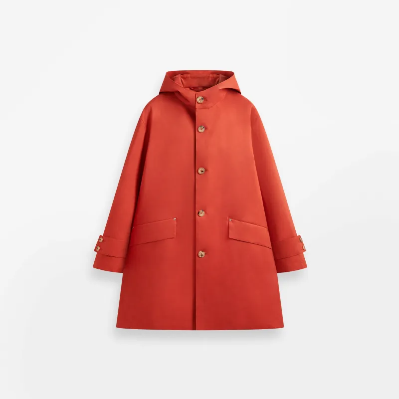 Humbie Raintec Mid Length Hooded Coat sold by Mackintosh