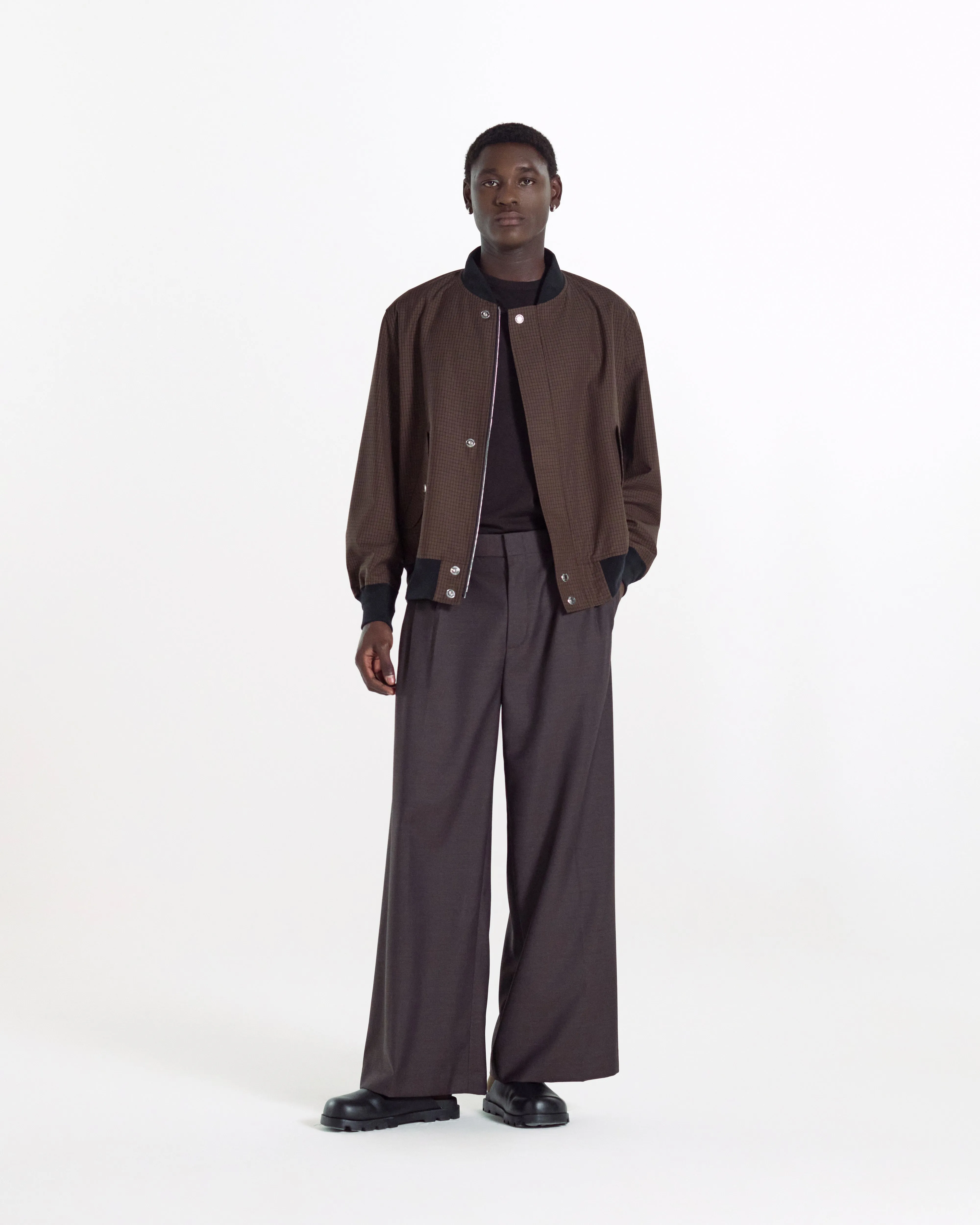 Saughtree Wool Poplin Bomber Jacket sold by Mackintosh product image thumbnail 3