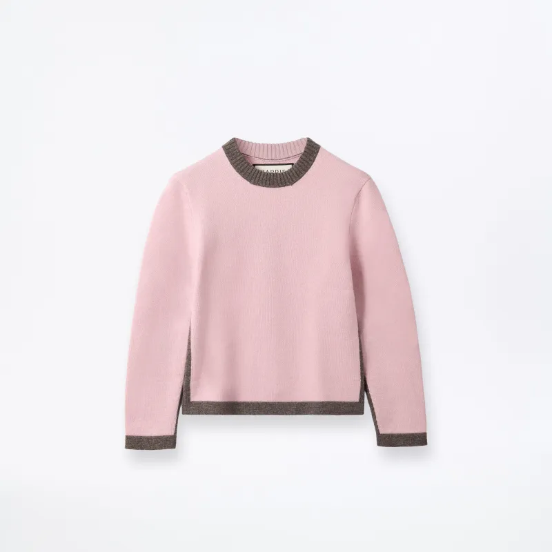 Barrie Cashmere Round-neck Jumper sold by Mackintosh