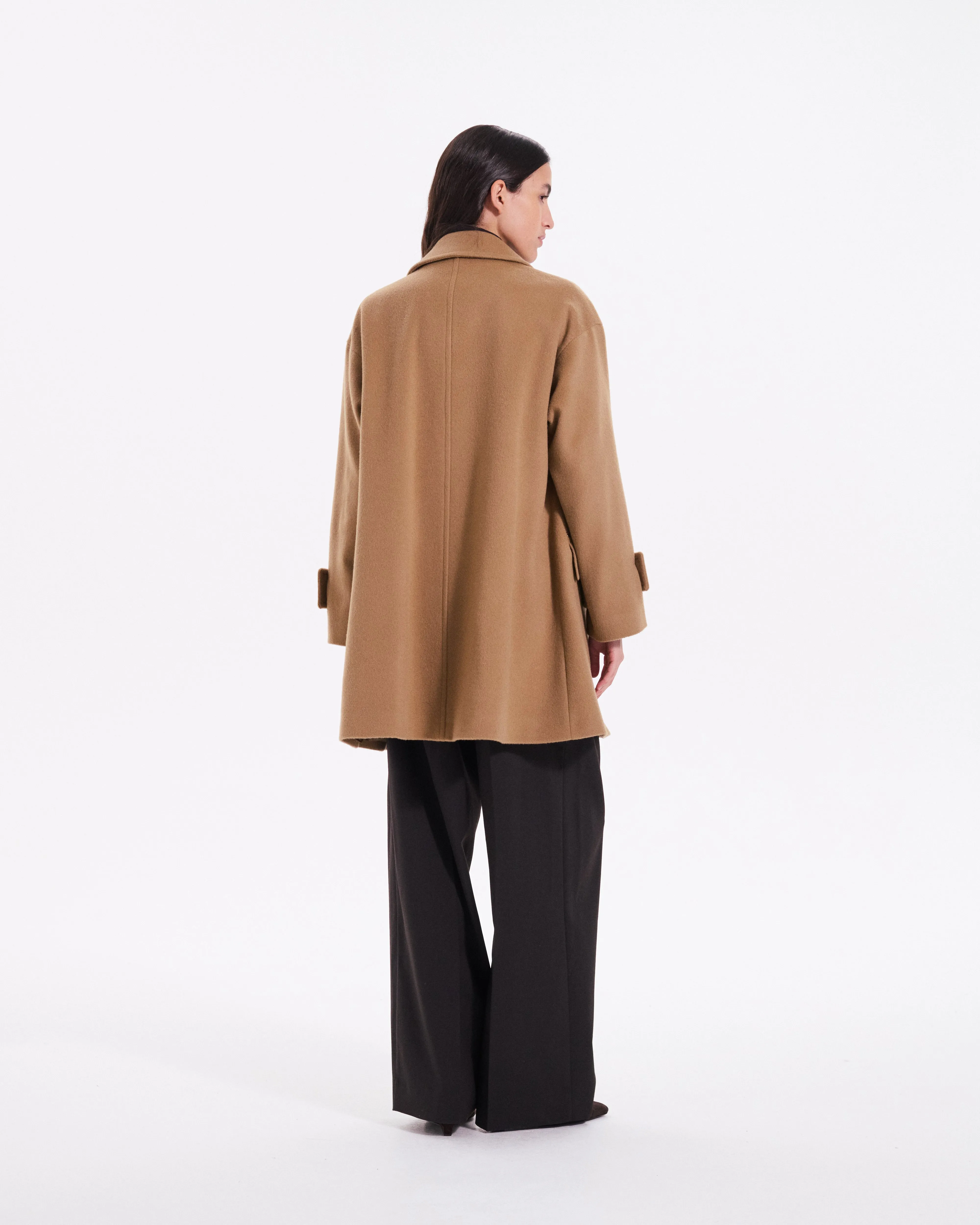 Humbie Slim Cashmere Wool Blend Coat sold by Mackintosh product image thumbnail 5