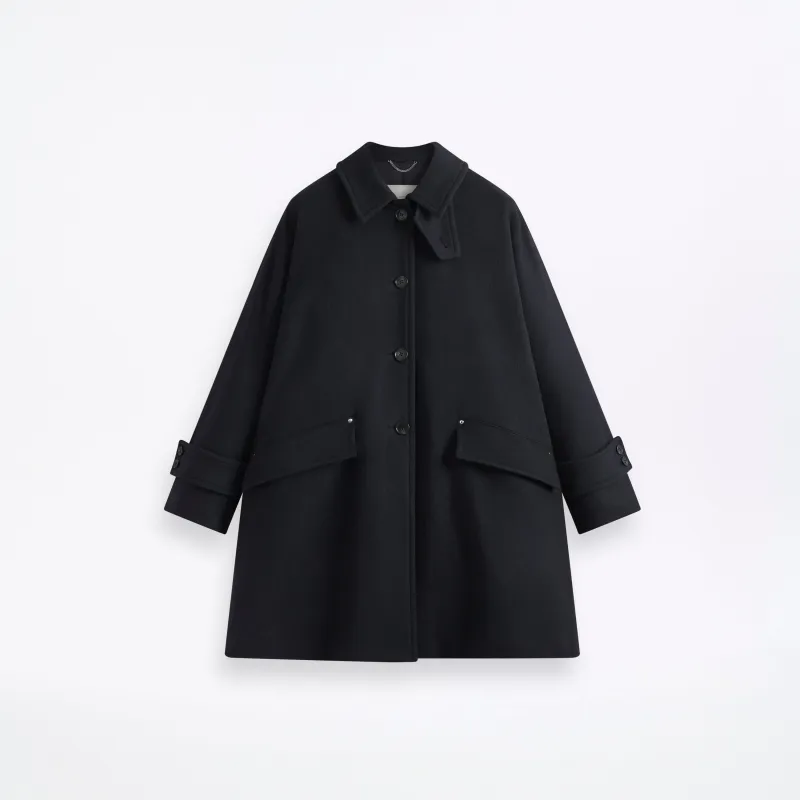 Humbie Slim Cashmere Wool Blend Coat made by Mackintosh