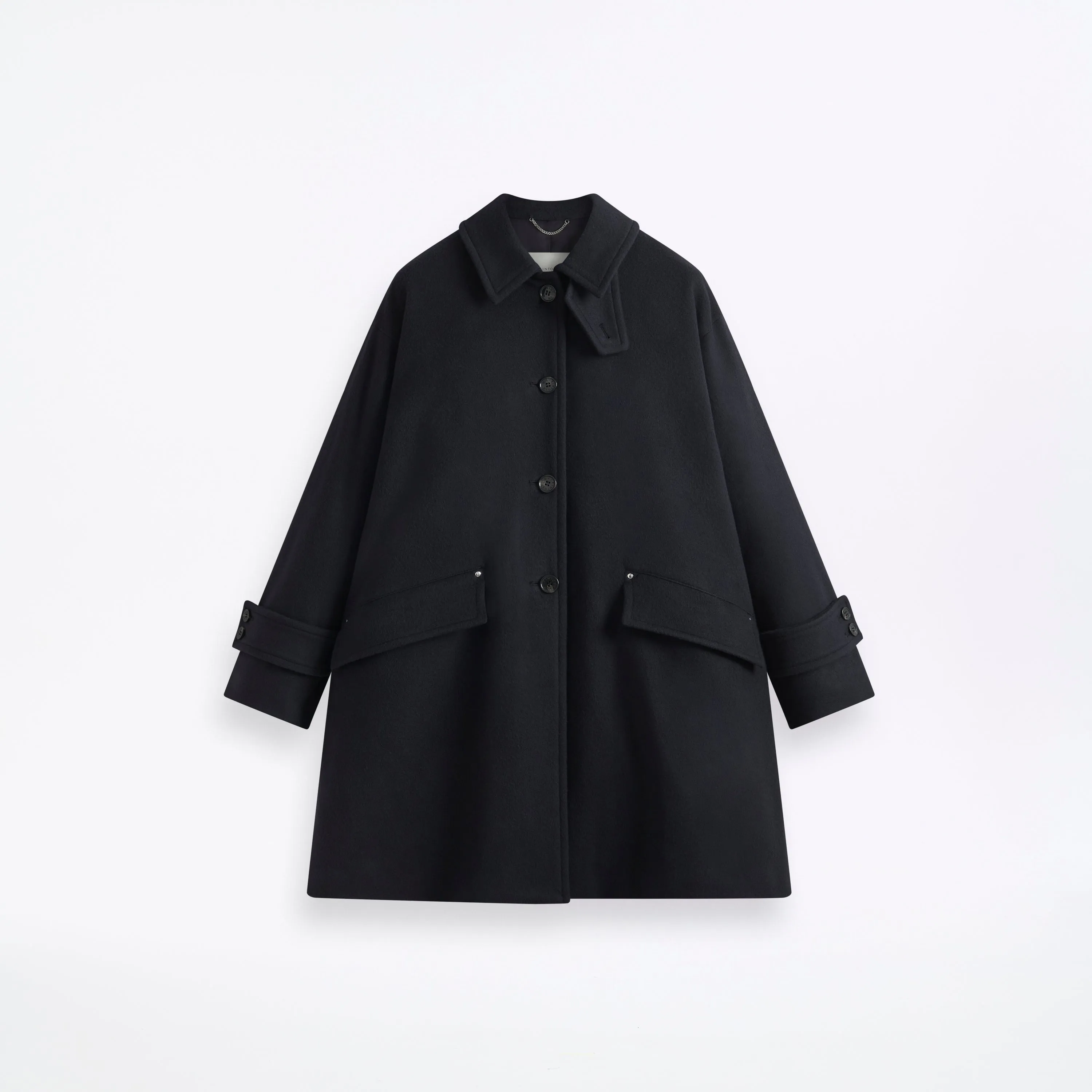 Humbie Slim Cashmere Wool Blend Coat sold by Mackintosh