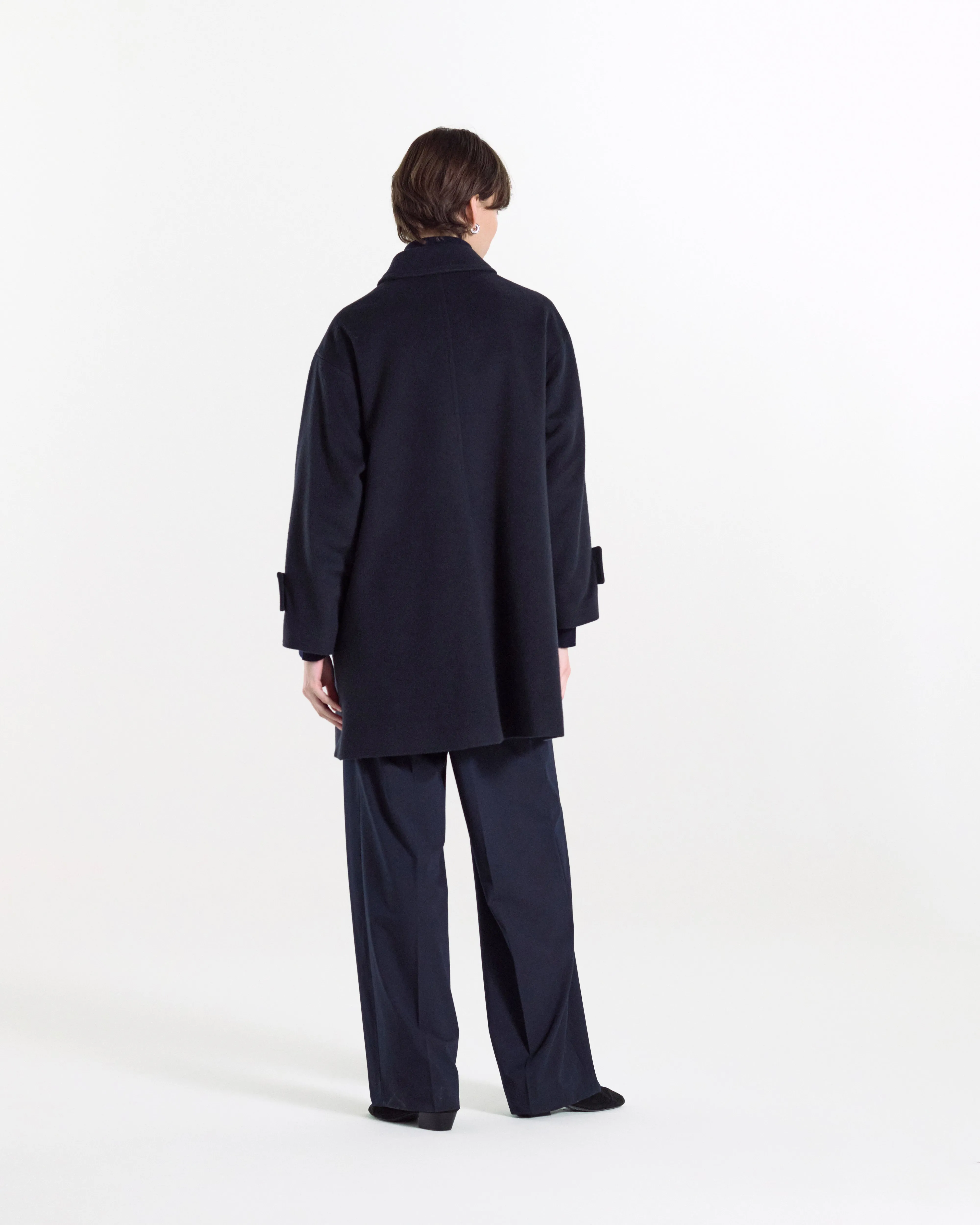 Humbie Slim Cashmere Wool Blend Coat sold by Mackintosh product image thumbnail 3