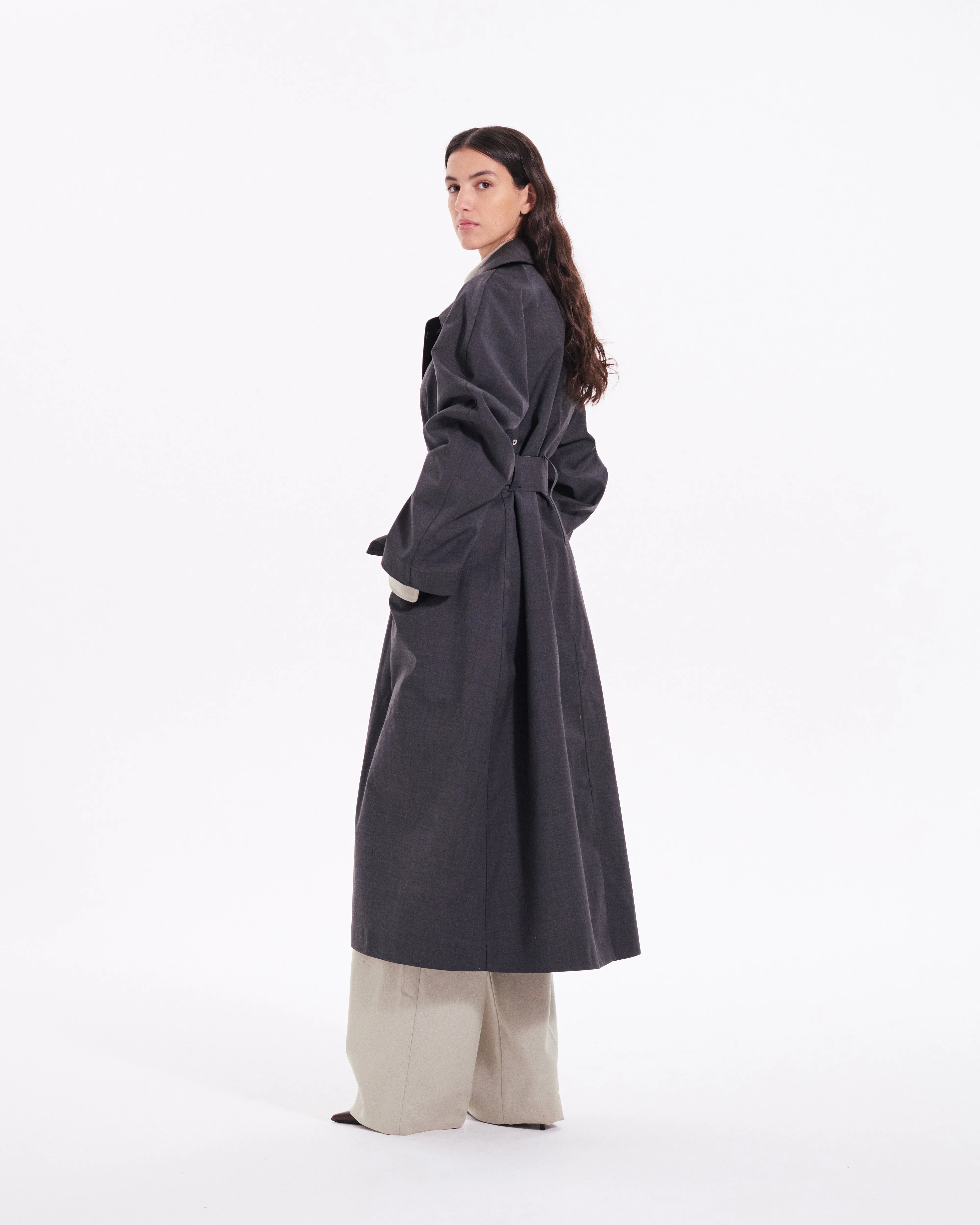 Double Faced Trench Coat sold by Mackintosh product image thumbnail 5