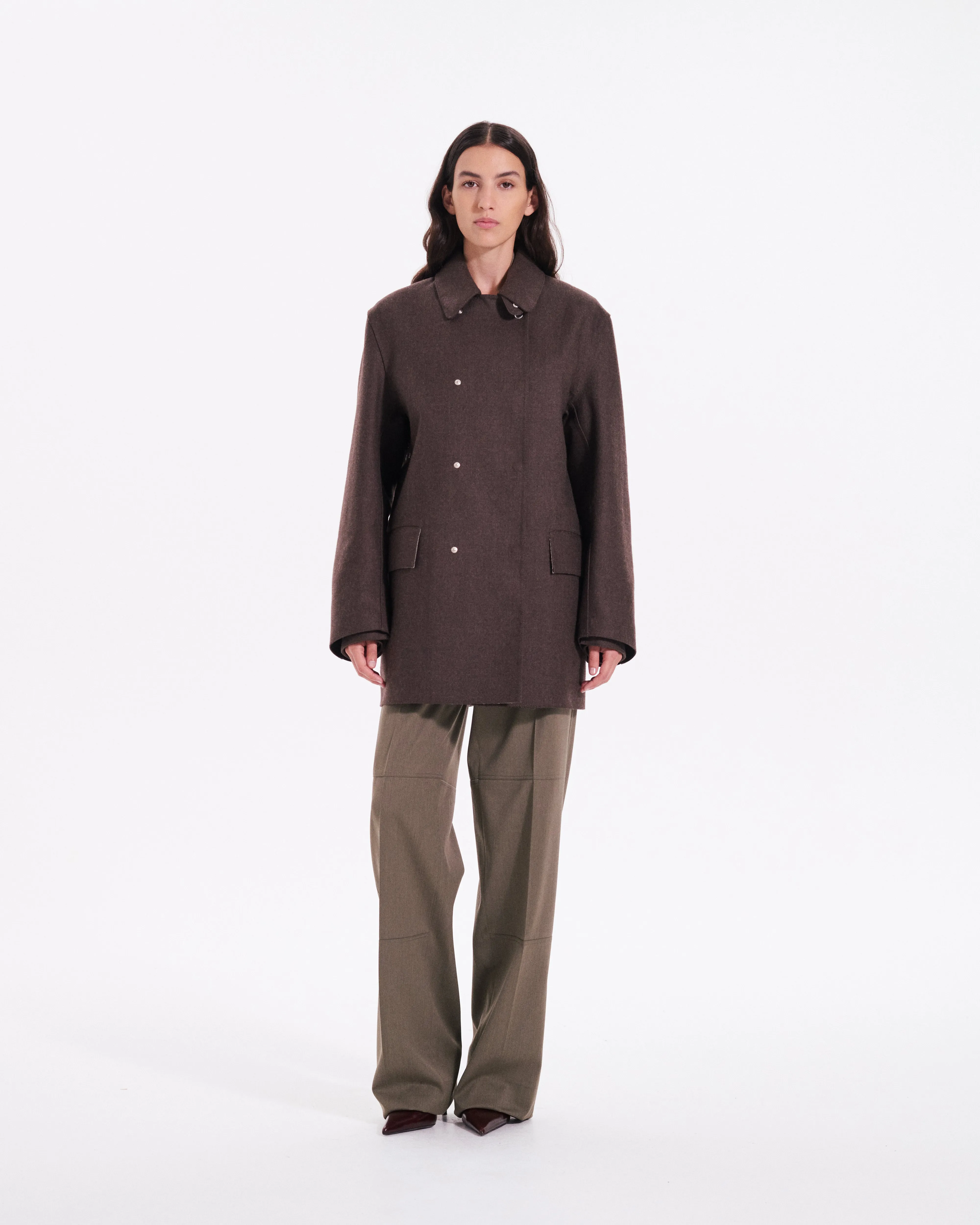 Double Faced Caban Coat sold by Mackintosh product image thumbnail 3