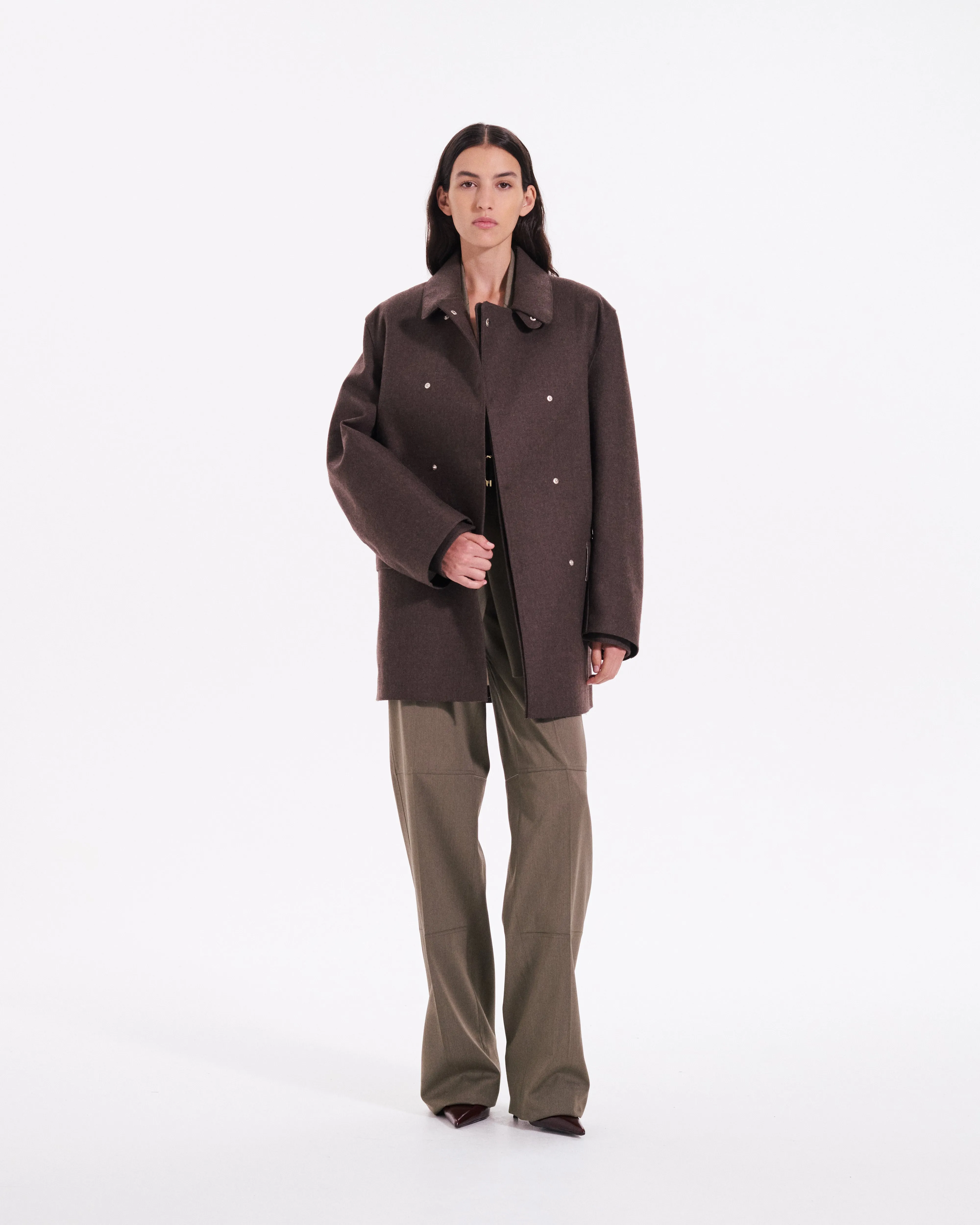 Double Faced Caban Coat sold by Mackintosh product image thumbnail 2