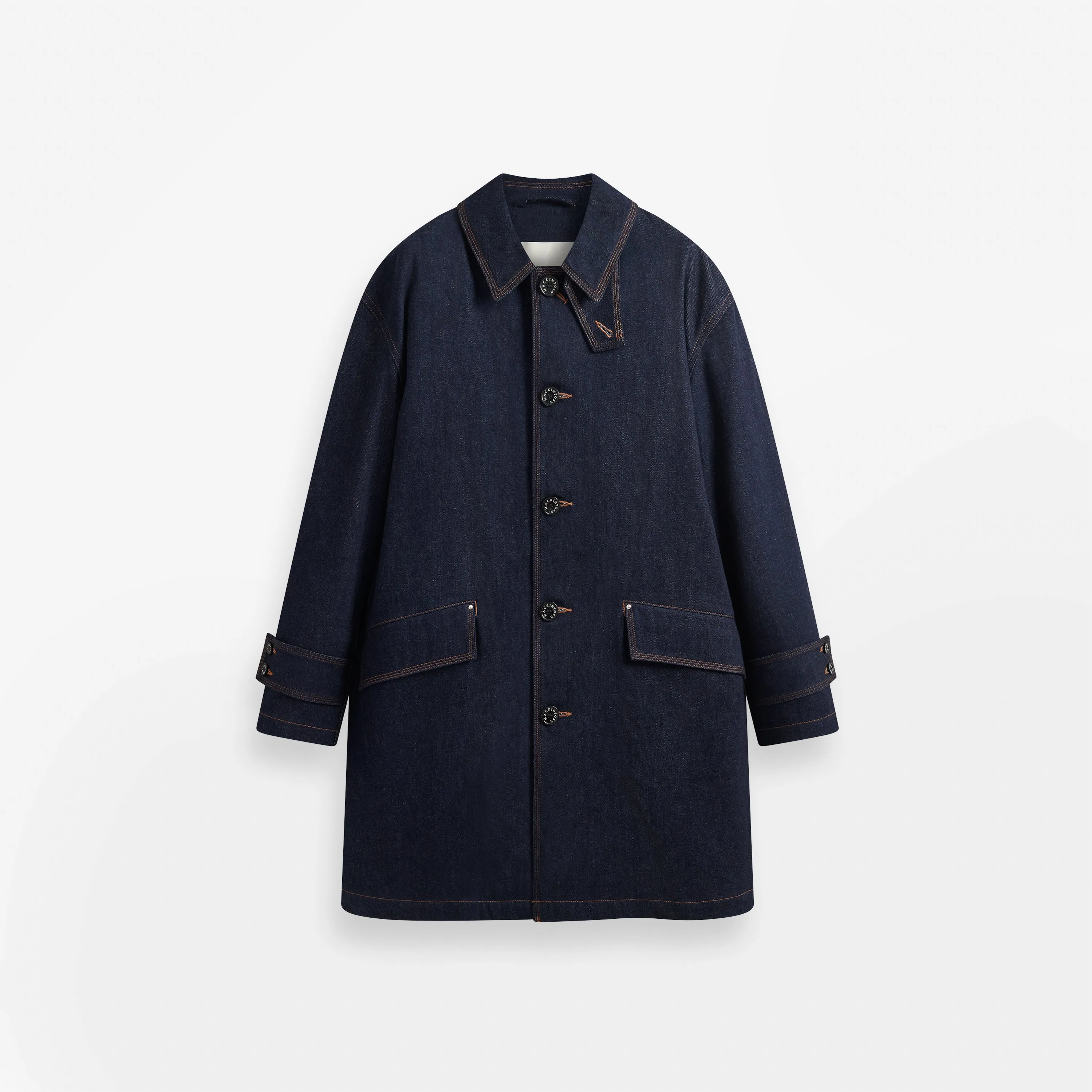 Humbie Denim Coat sold by Mackintosh