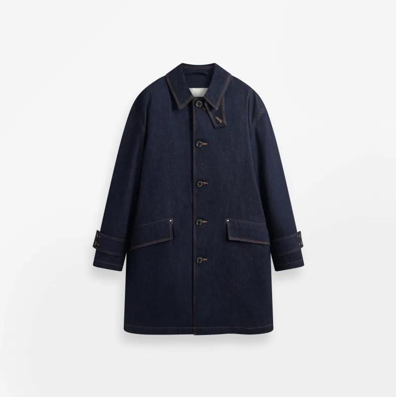 Humbie Denim Coat made by Mackintosh