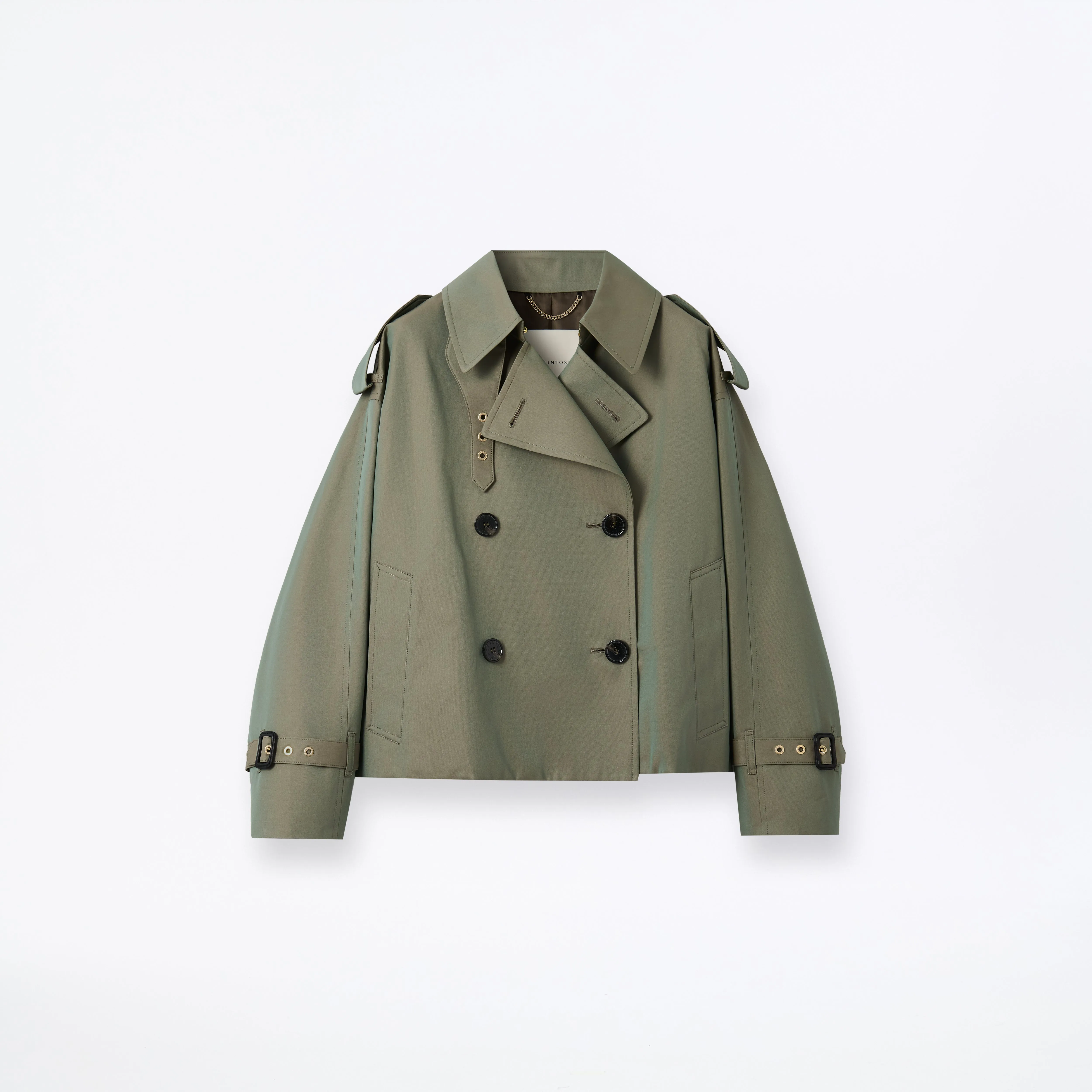 Eyemouth Gabardine Double Breasted Short Trench Coat - CL sold by Mackintosh product image thumbnail 3