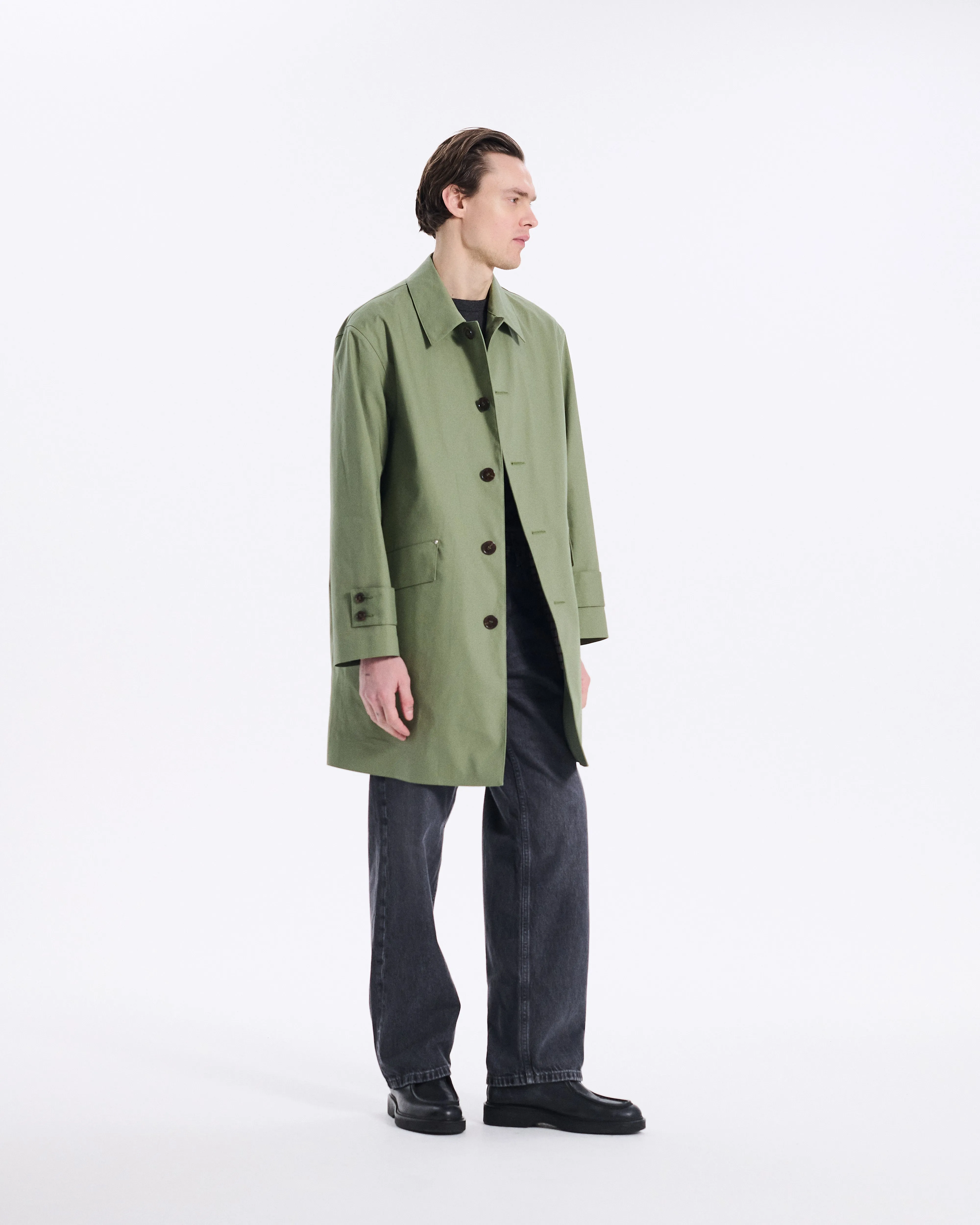 Humbie Slim Raintec® Mid Length Coat sold by Mackintosh product image thumbnail 3