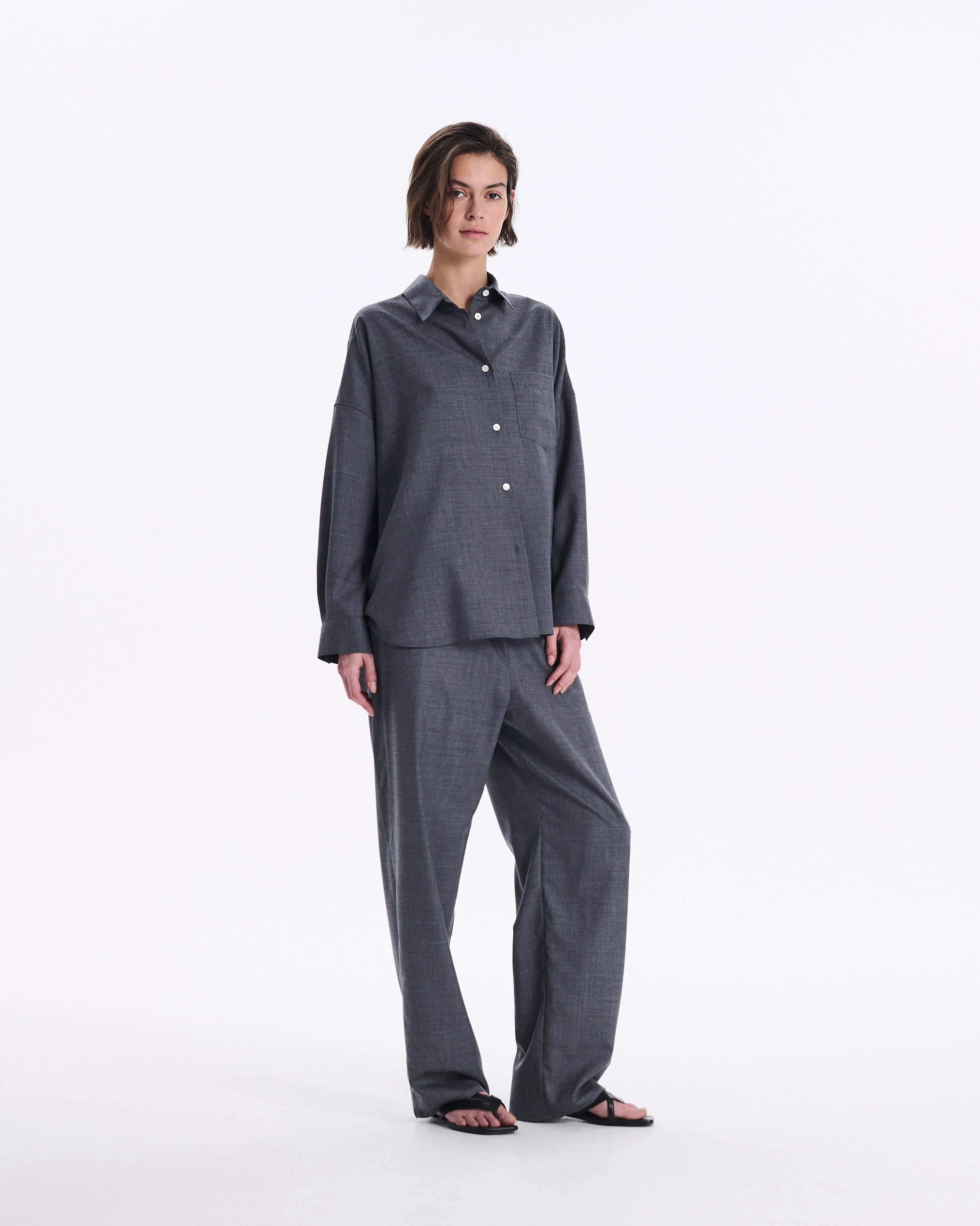 Whitehills Superfine 140 Wool Shirt sold by Mackintosh product image thumbnail 2