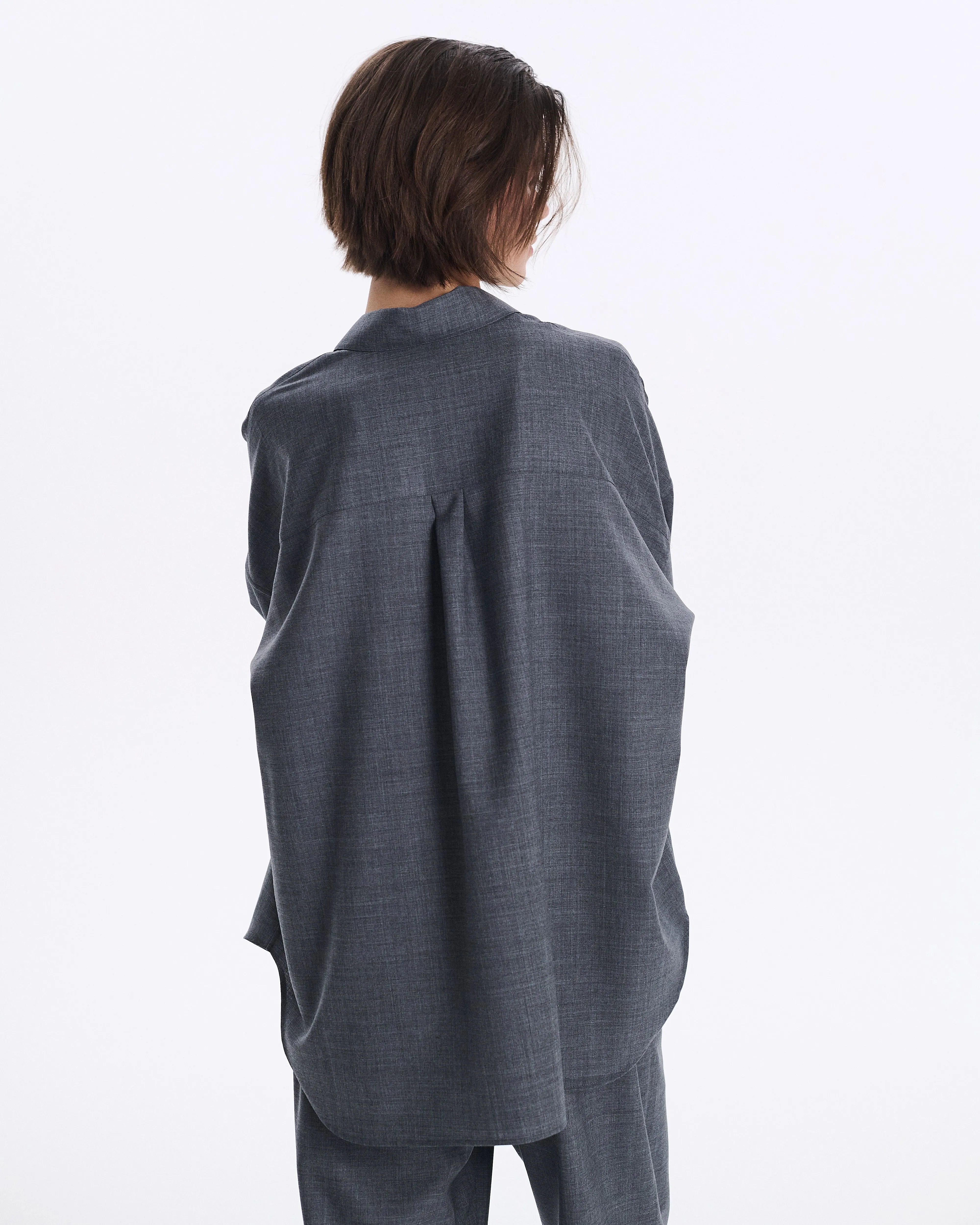 Whitehills Superfine 140 Wool Shirt sold by Mackintosh product image thumbnail 5