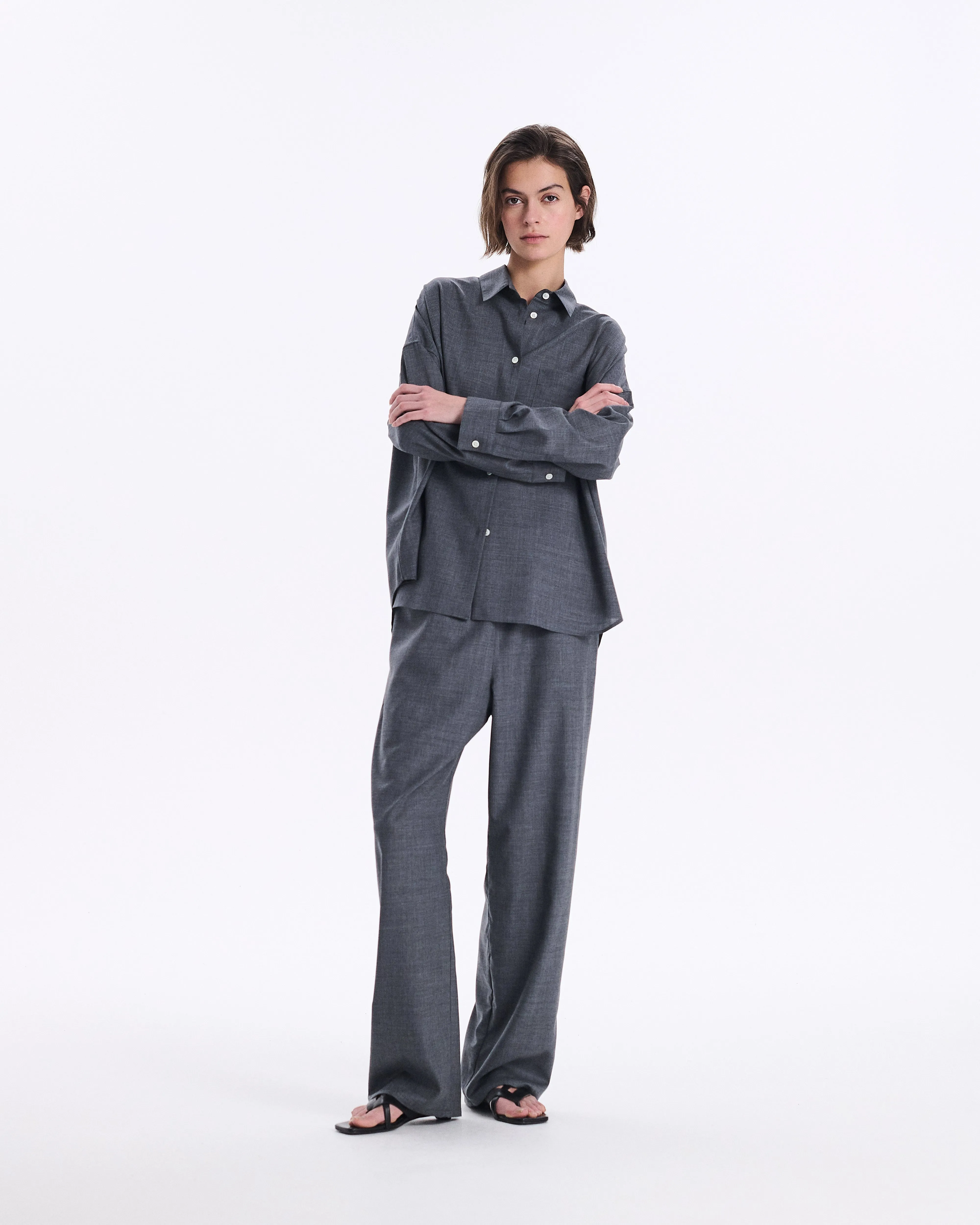 Whitehills Superfine 140 Wool Shirt sold by Mackintosh product image thumbnail 4