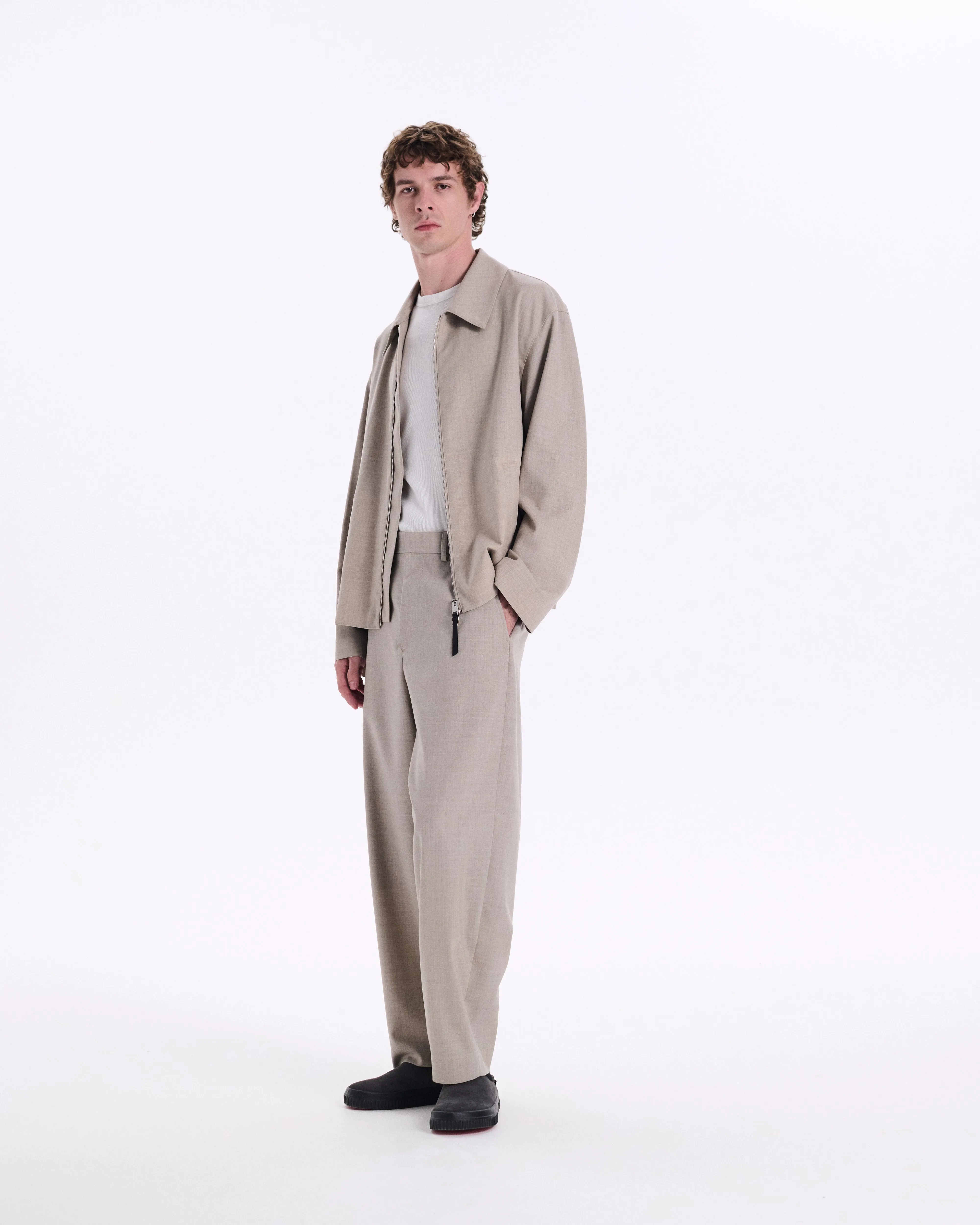 Birgham Wool Zip-up Jacket sold by Mackintosh product image thumbnail 2