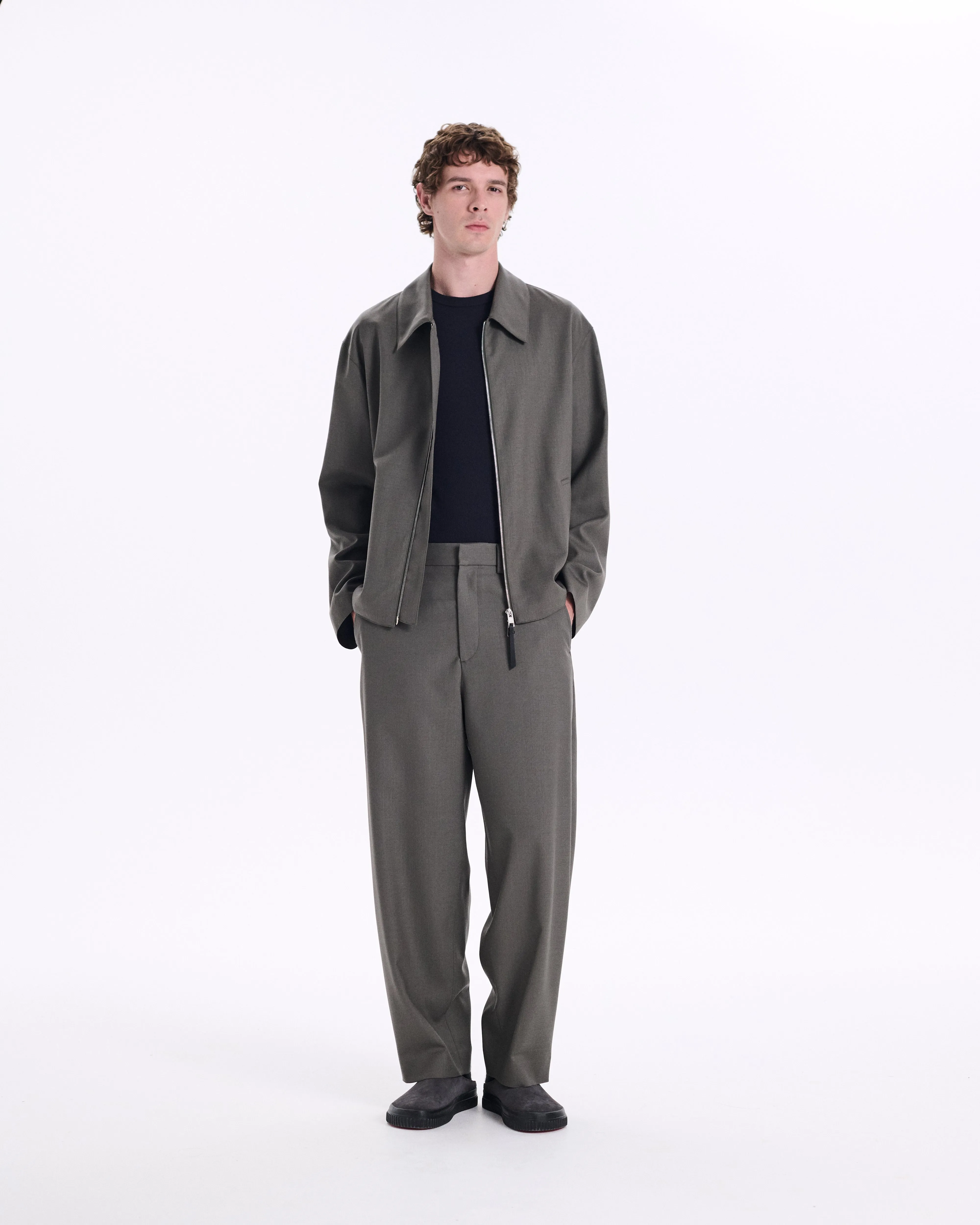 Birgham Wool Zip up CL sold by Mackintosh product image thumbnail 3