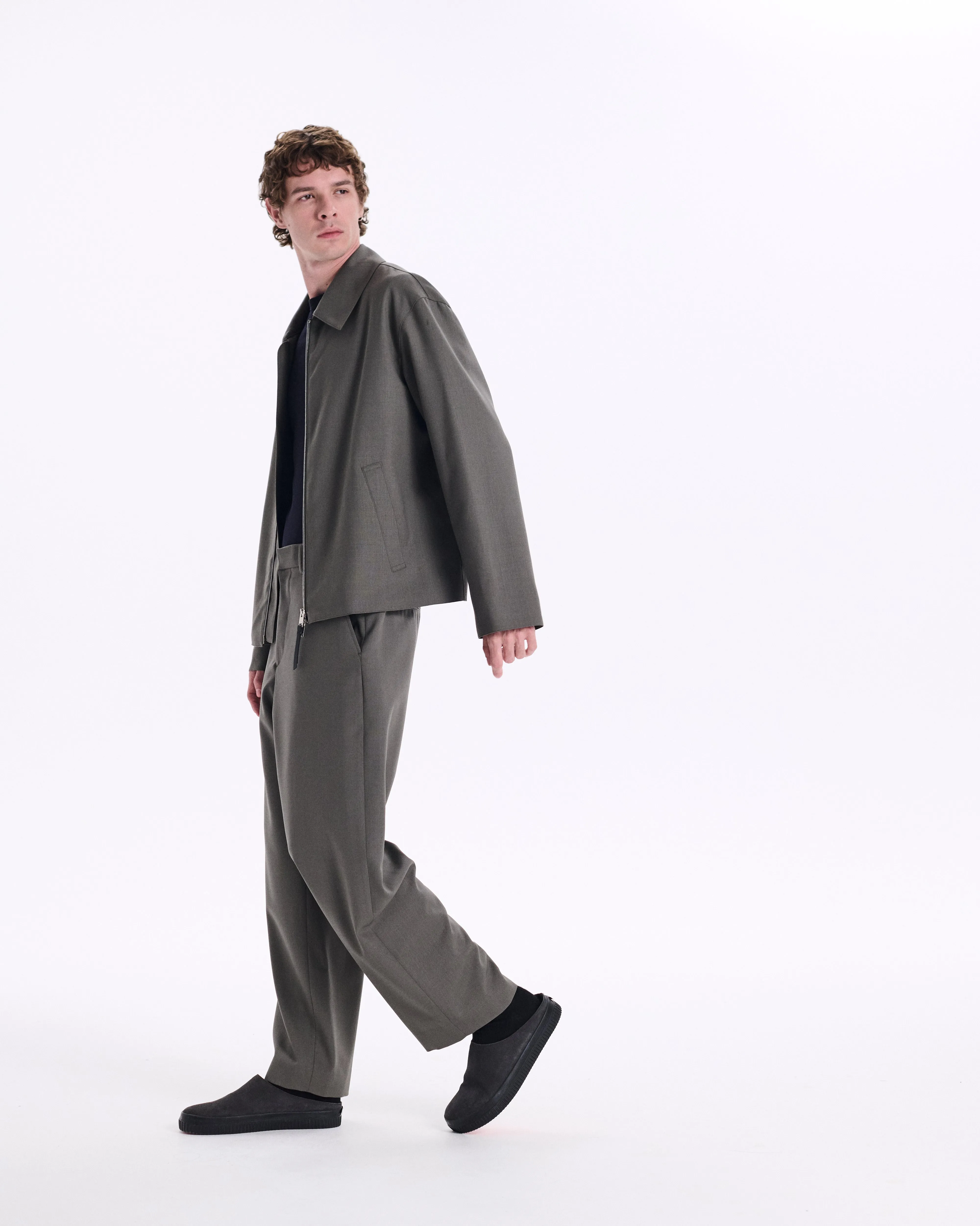 Birgham Wool Zip-up Jacket sold by Mackintosh product image thumbnail 3