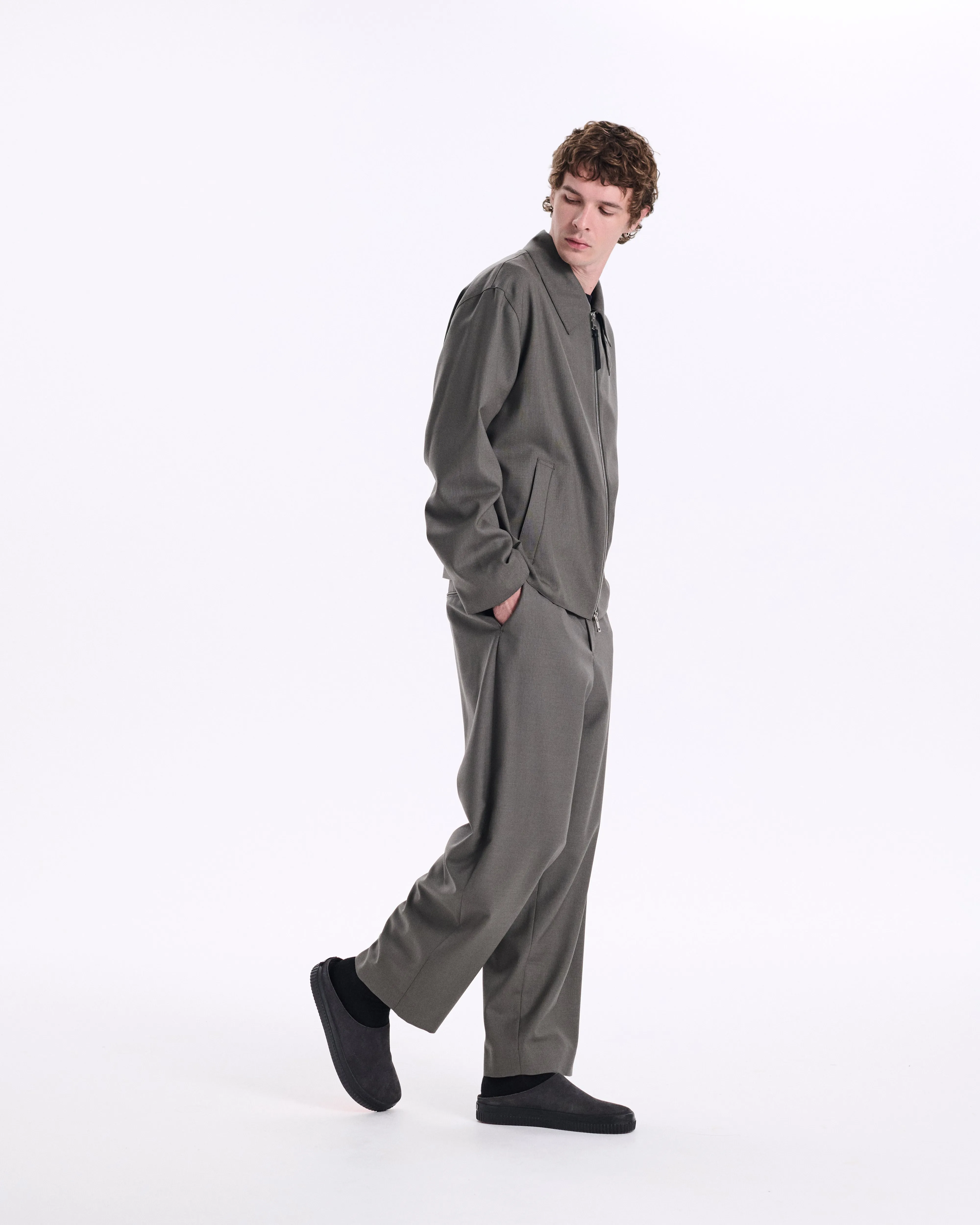 Birgham Wool Zip-up Jacket sold by Mackintosh product image thumbnail 4