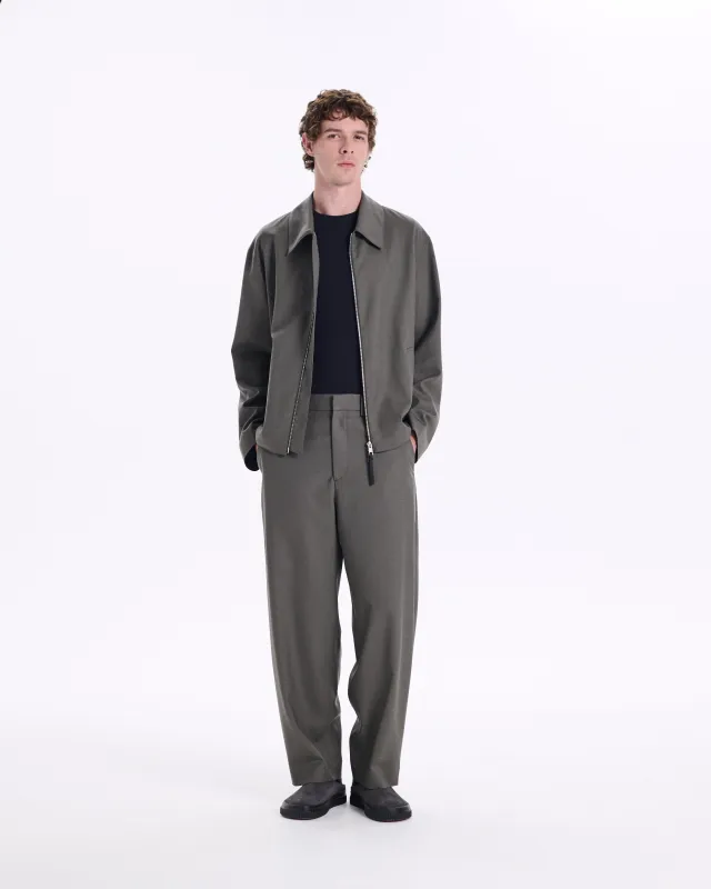 Birgham Wool Zip-up Jacket made by Mackintosh