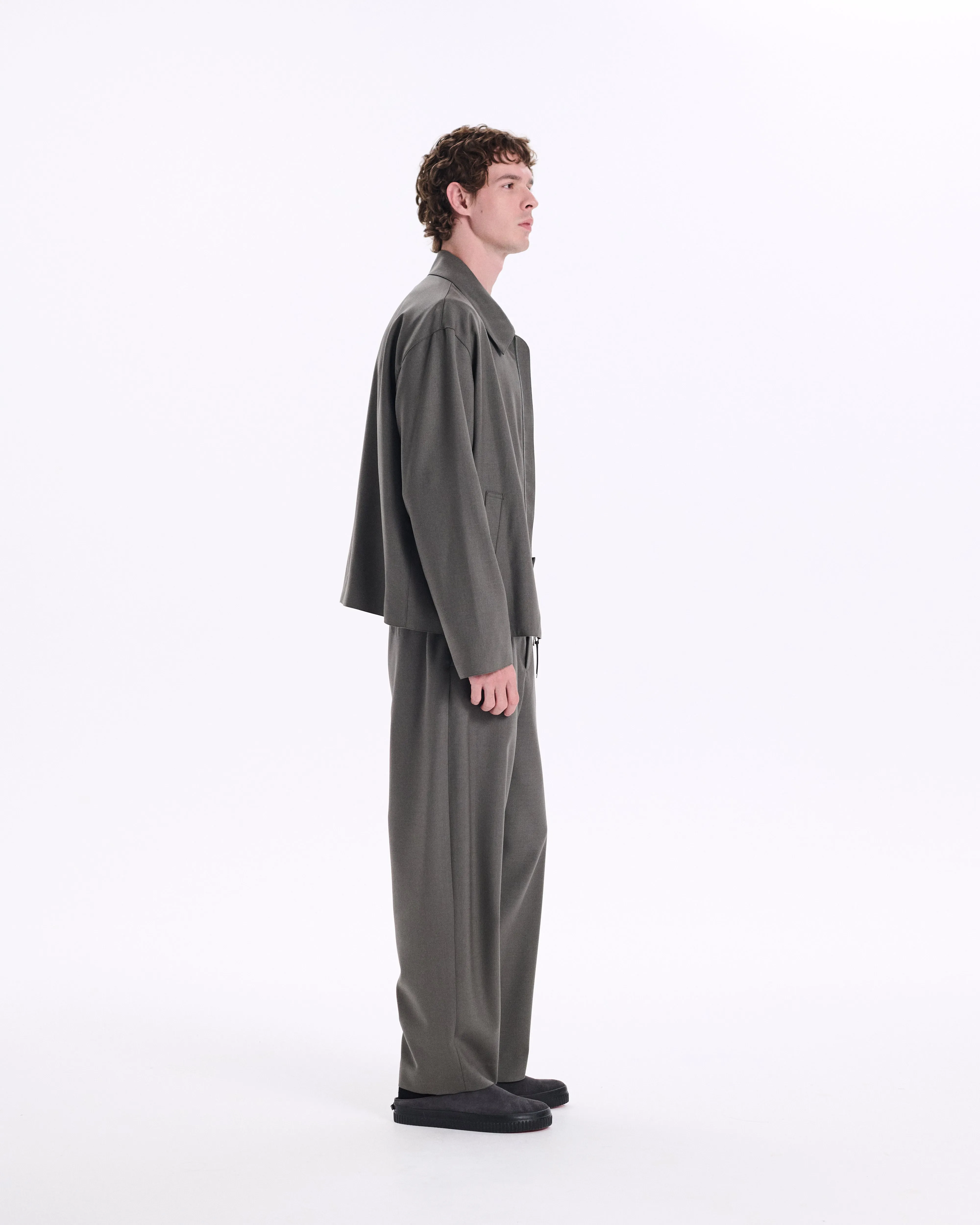 Birgham Wool Zip-up Jacket sold by Mackintosh product image thumbnail 2