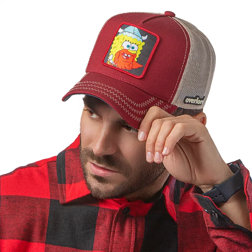 OVERLORD X SpongeBob: Leif Erikson SpongeBob Trucker Cap sold by Overlord product image thumbnail 3