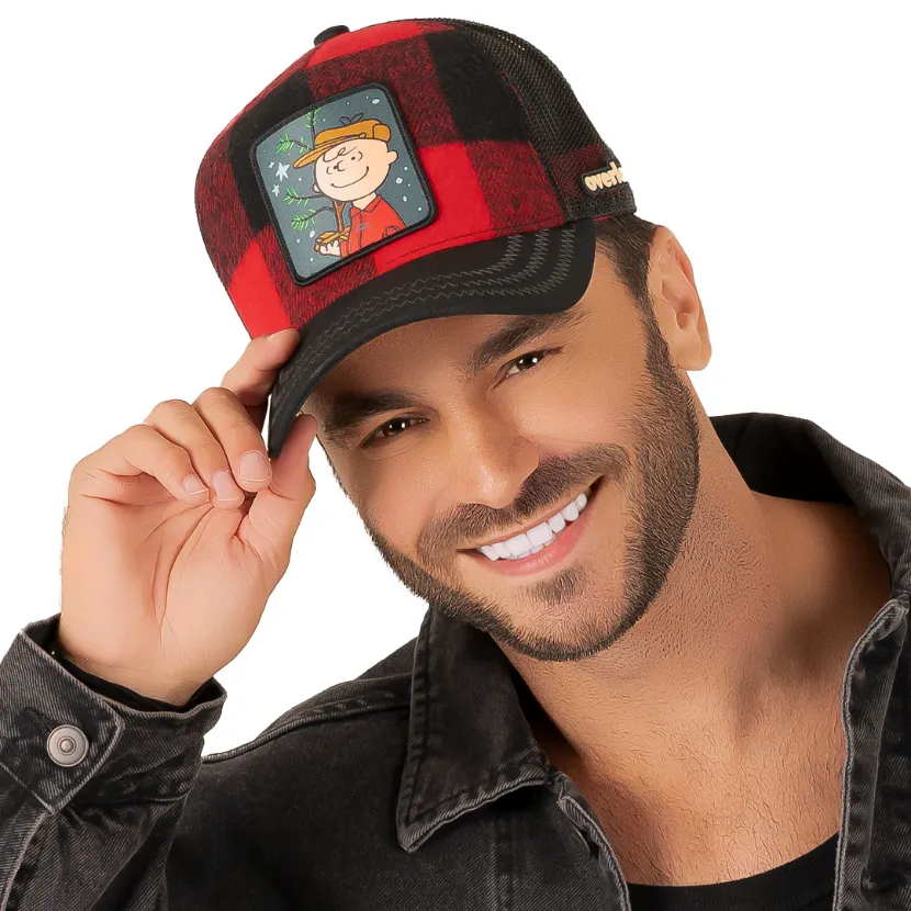 OVERLORD X Peanuts: Charlie Christmas Trucker Cap sold by Overlord product image thumbnail 3