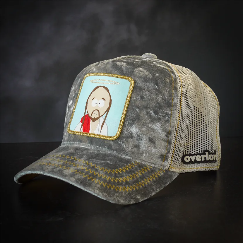 OVERLORD X South Park: Jesus Velvet Trucker Cap sold by Overlord product image thumbnail 4
