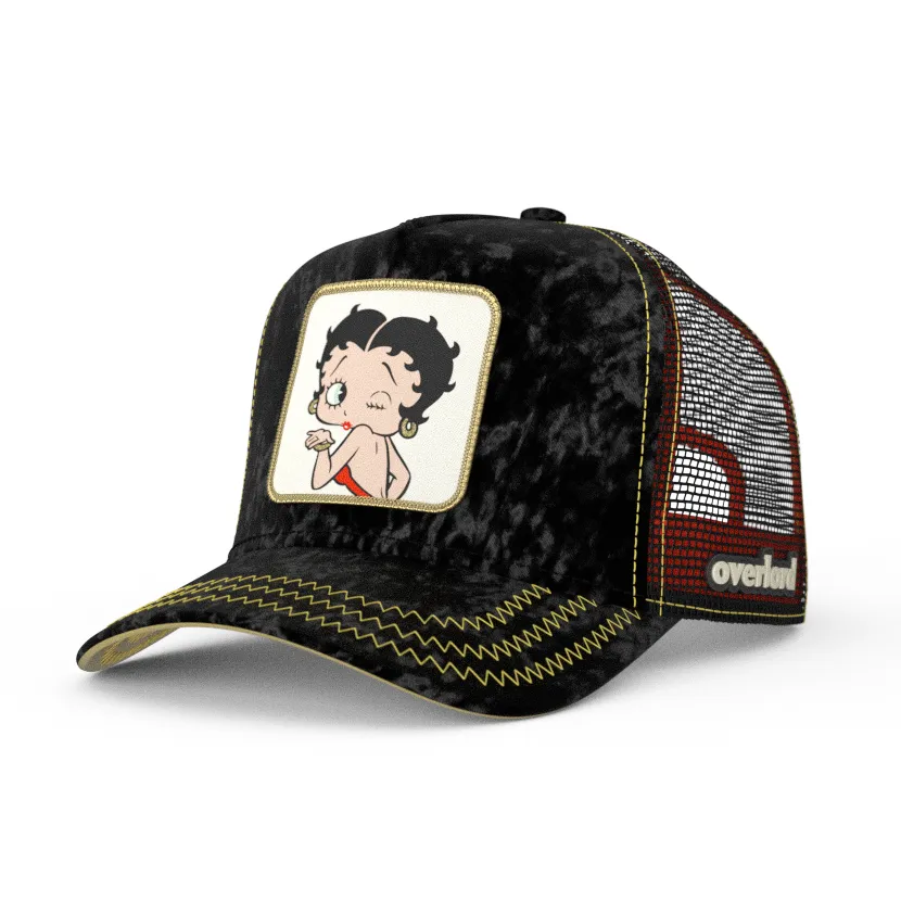 OVERLORD X Betty Boop: Kissing Betty Trucker Cap sold by Overlord
