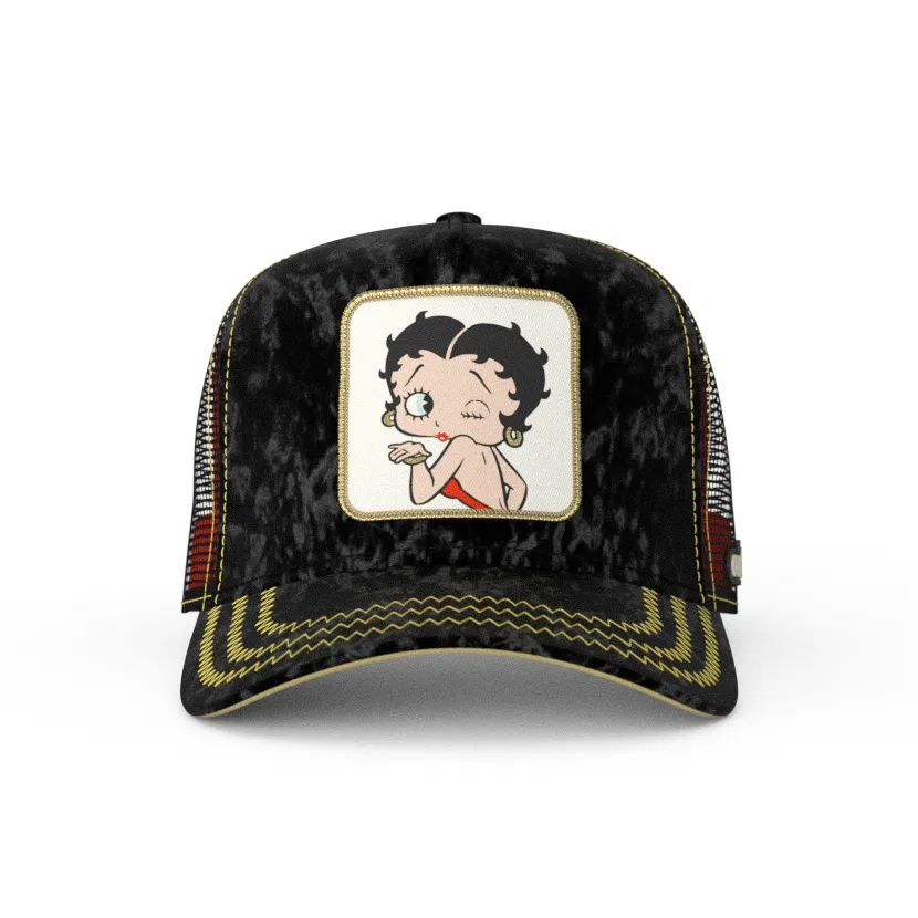 OVERLORD X Betty Boop: Kissing Betty Trucker Cap sold by Overlord product image thumbnail 4