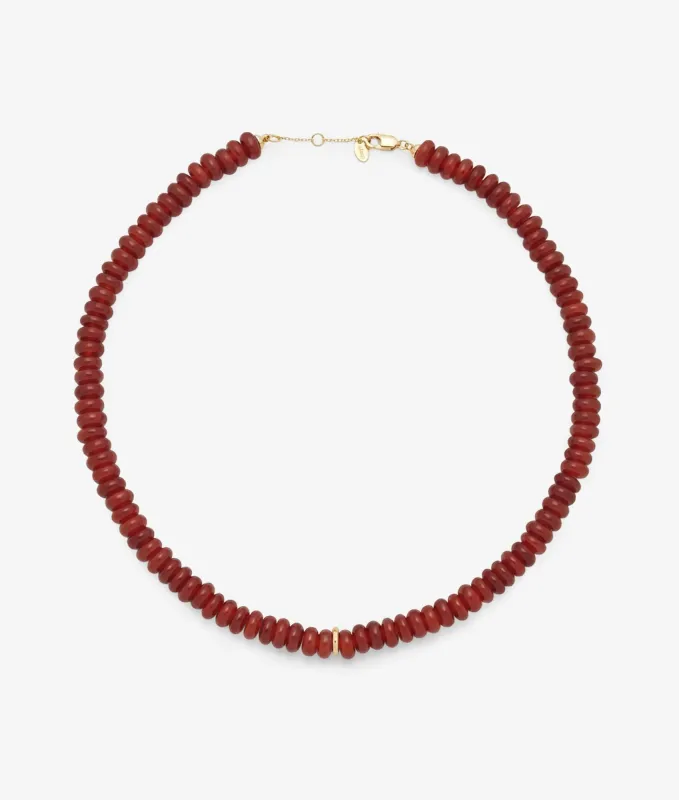 Rouge Gemstone Necklace made by Shashi