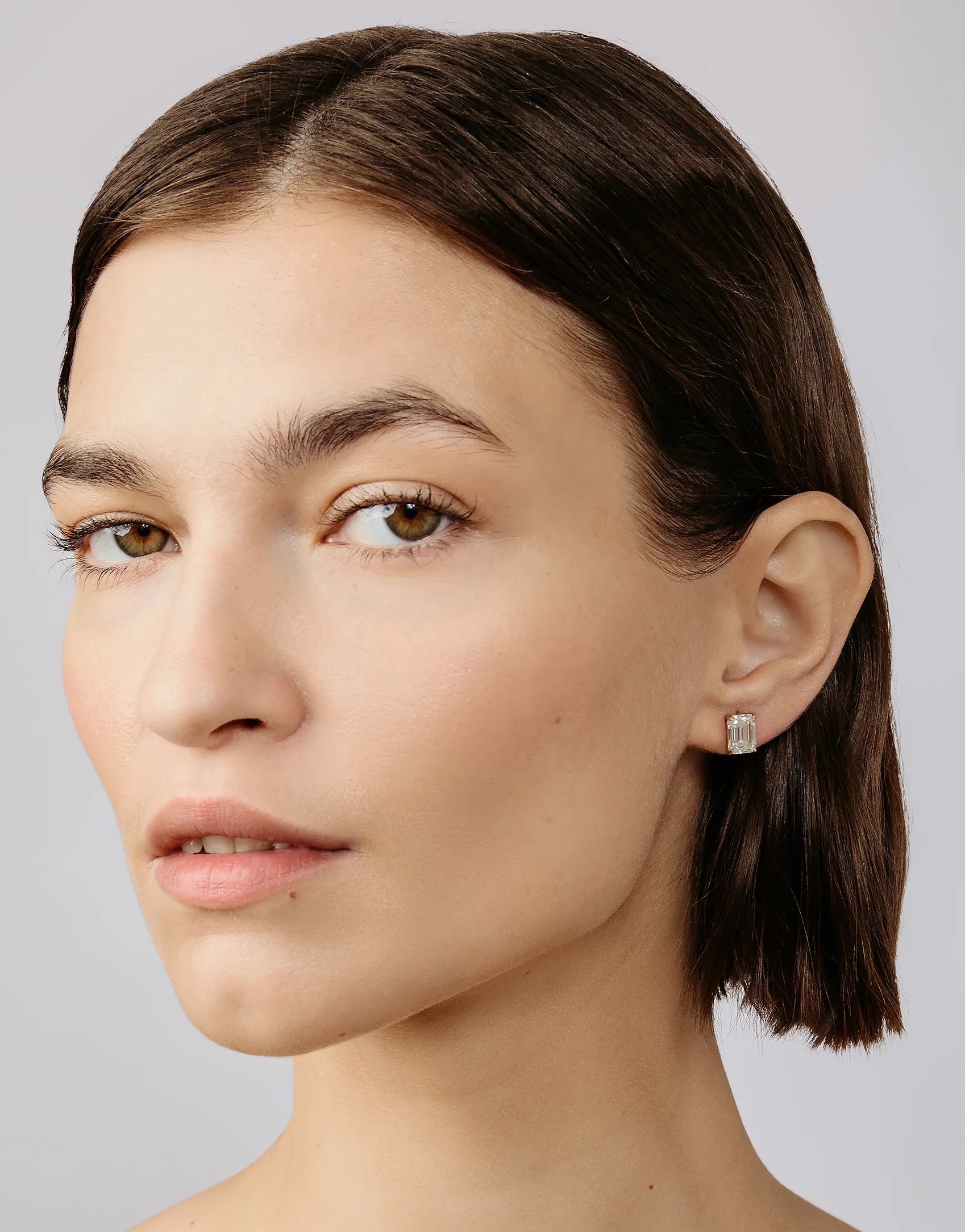 Emerald Baguette Stud sold by Shashi product image thumbnail 3