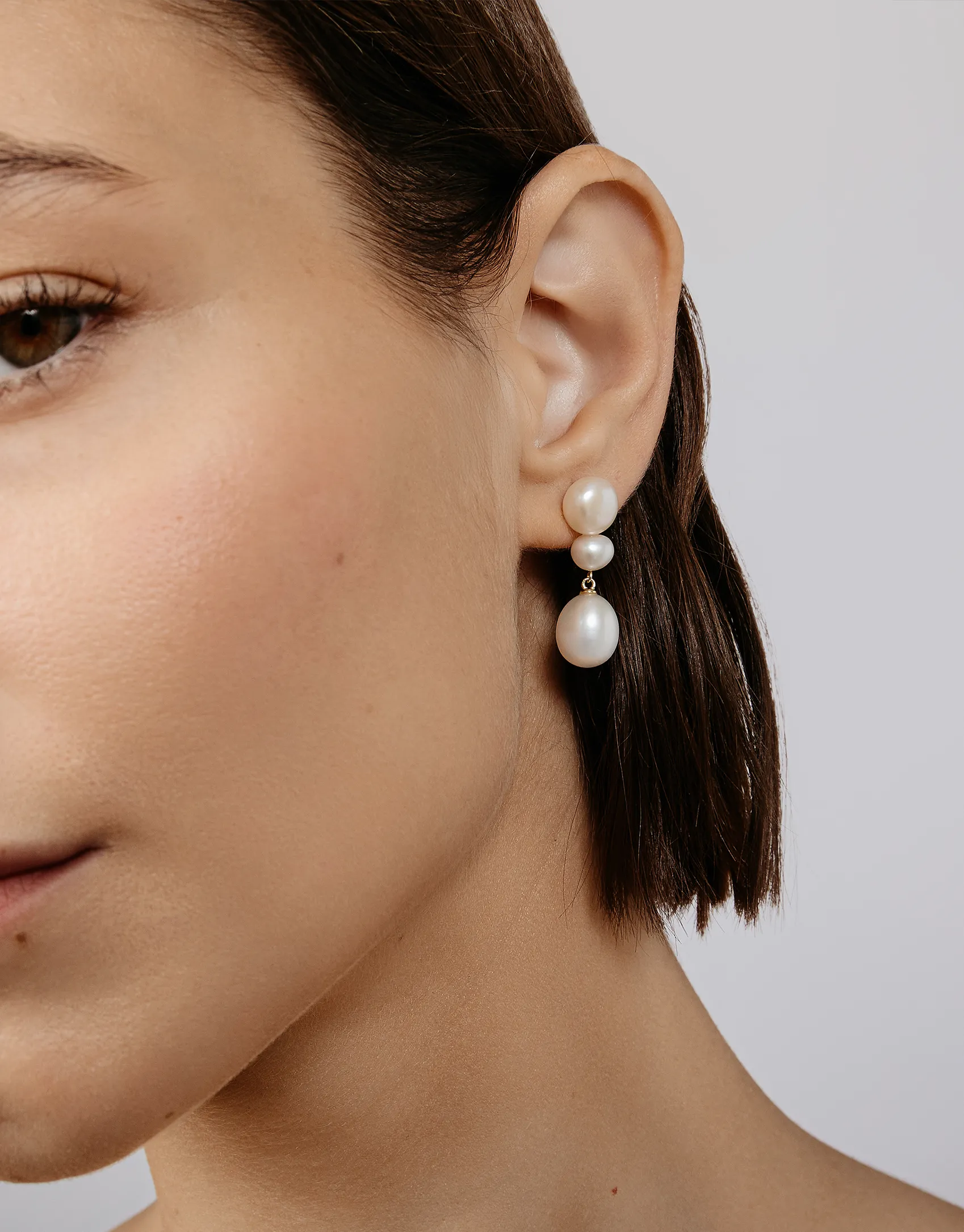 The Atelier Pearl Stack Earring sold by Shashi product image thumbnail 3