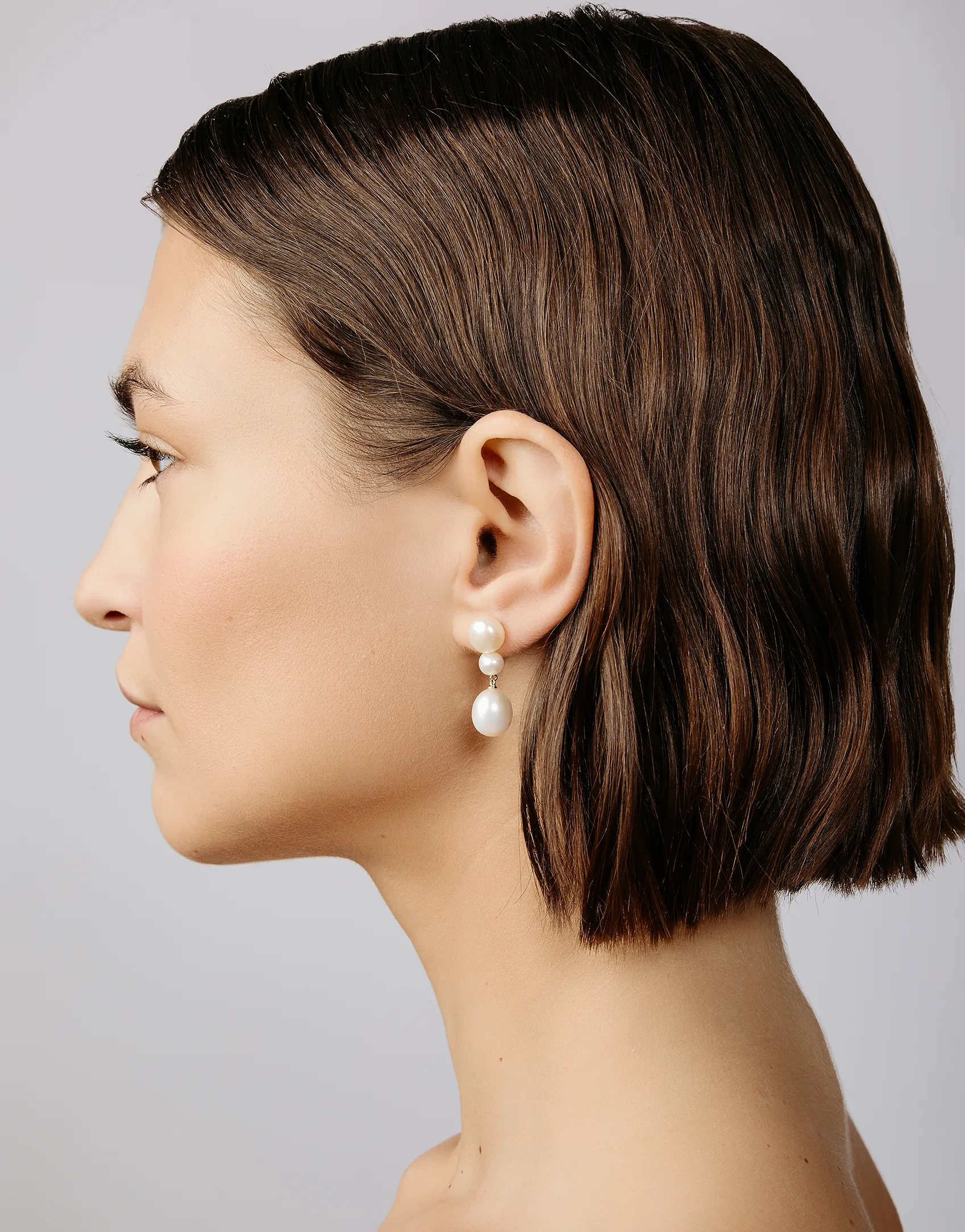 The Atelier Pearl Stack Earring sold by Shashi product image thumbnail 4