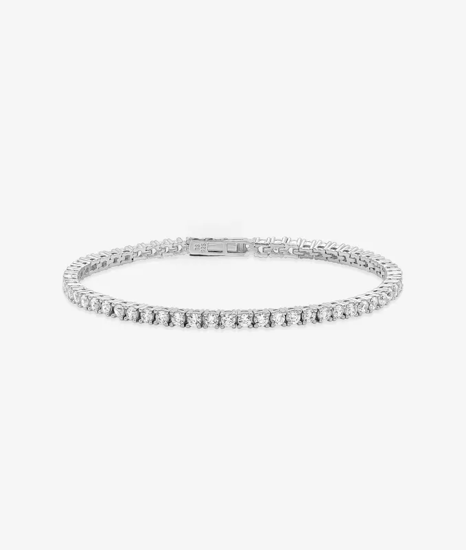 Medium Diamond Tennis Bracelet sold by Shashi