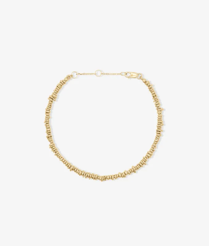 Vermeil Heishi Bracelet made by Shashi