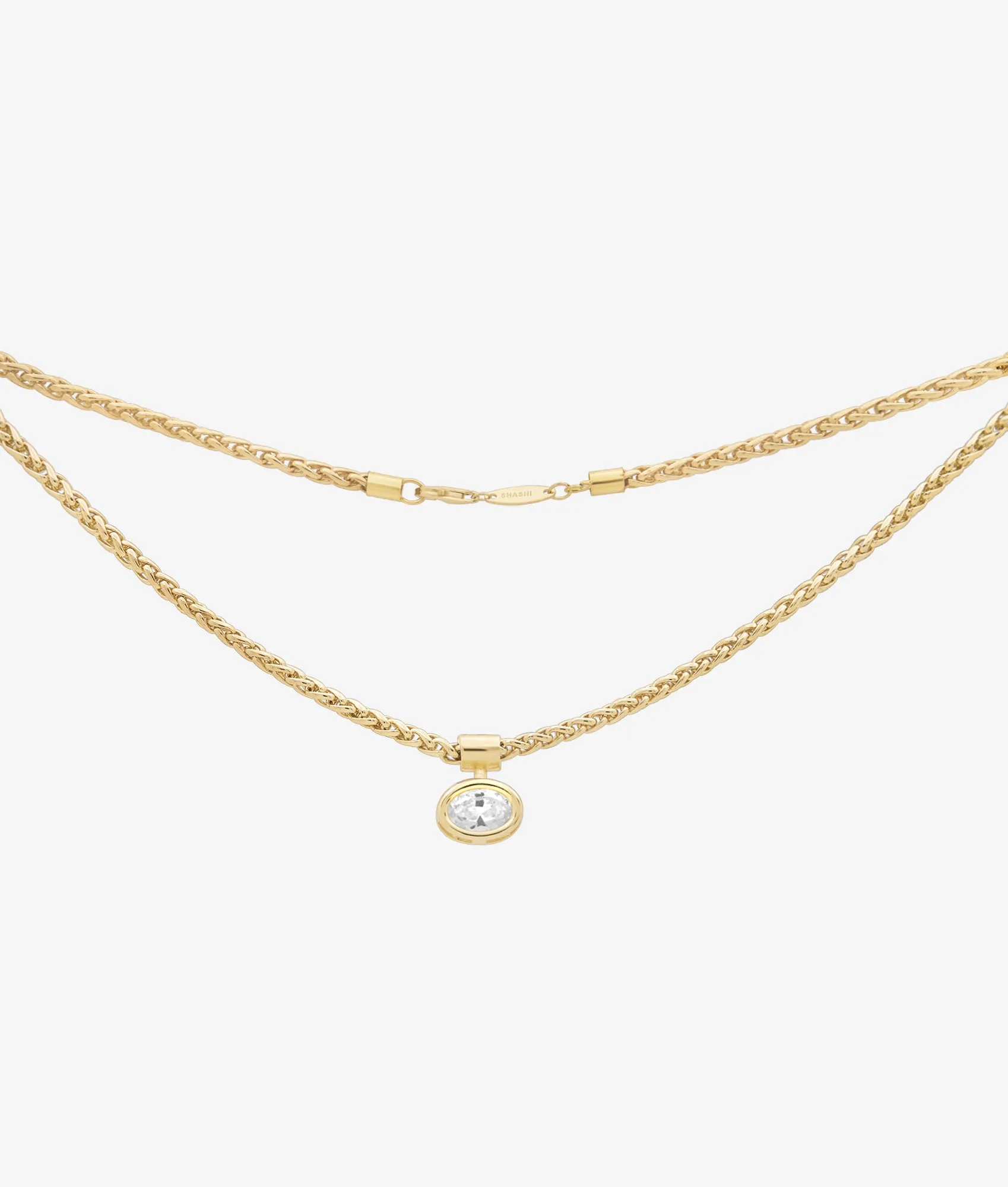 Olympia Diamond Necklace sold by Shashi