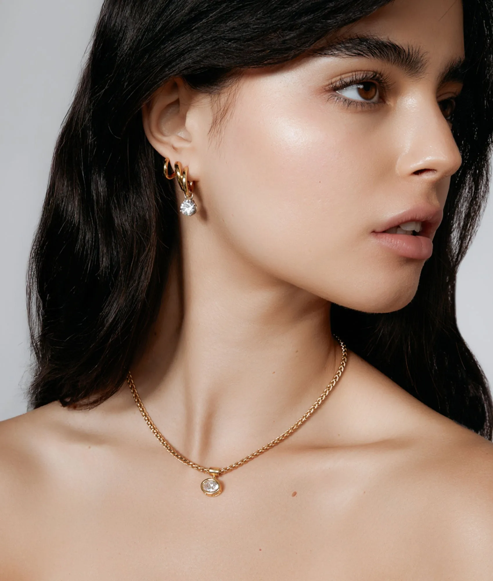 Olympia Diamond Necklace sold by Shashi product image thumbnail 2