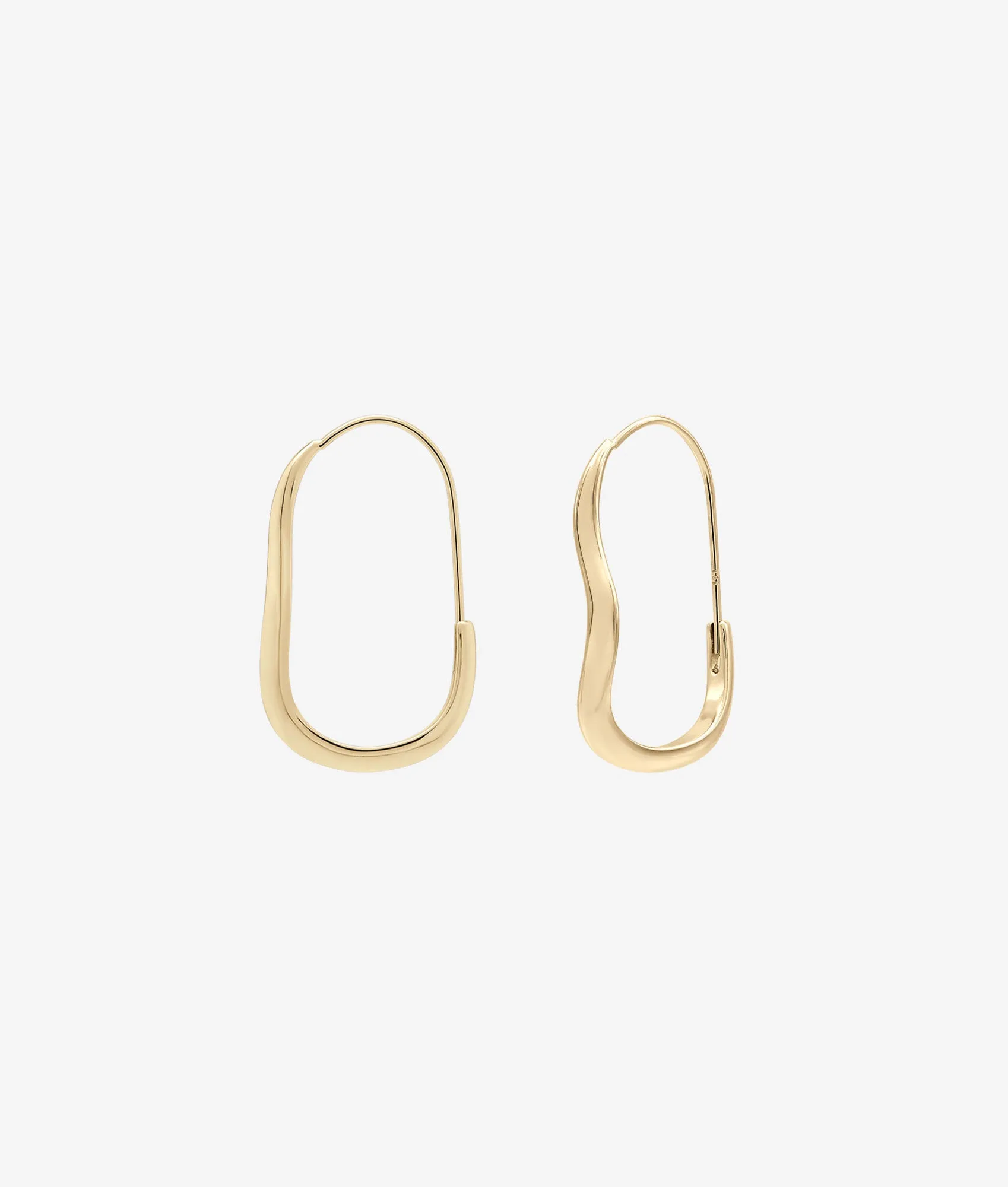 Mia Wave Hoop Earring sold by Shashi