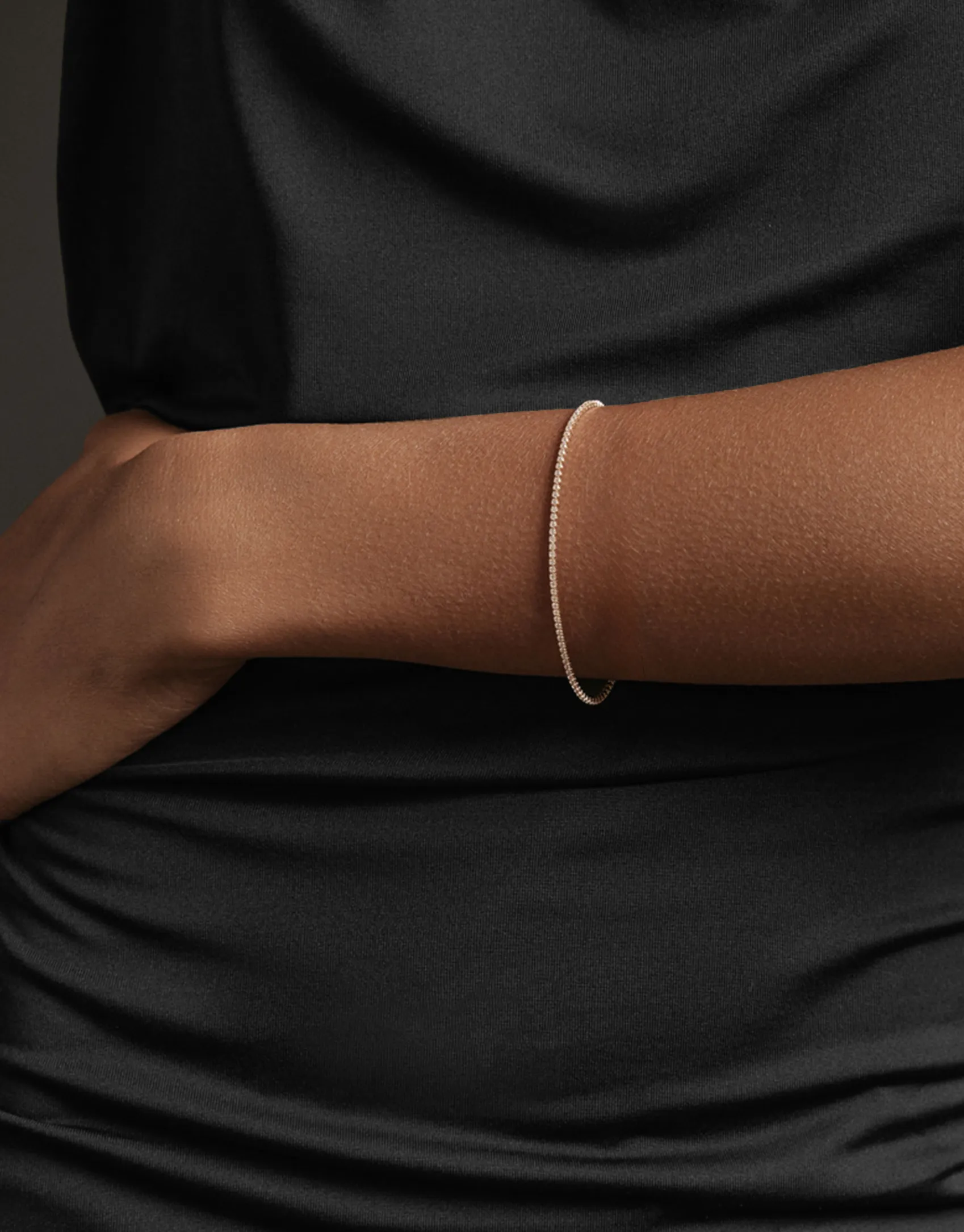 Micro Teeny Tiny Tennis Bracelet sold by Shashi product image thumbnail 2