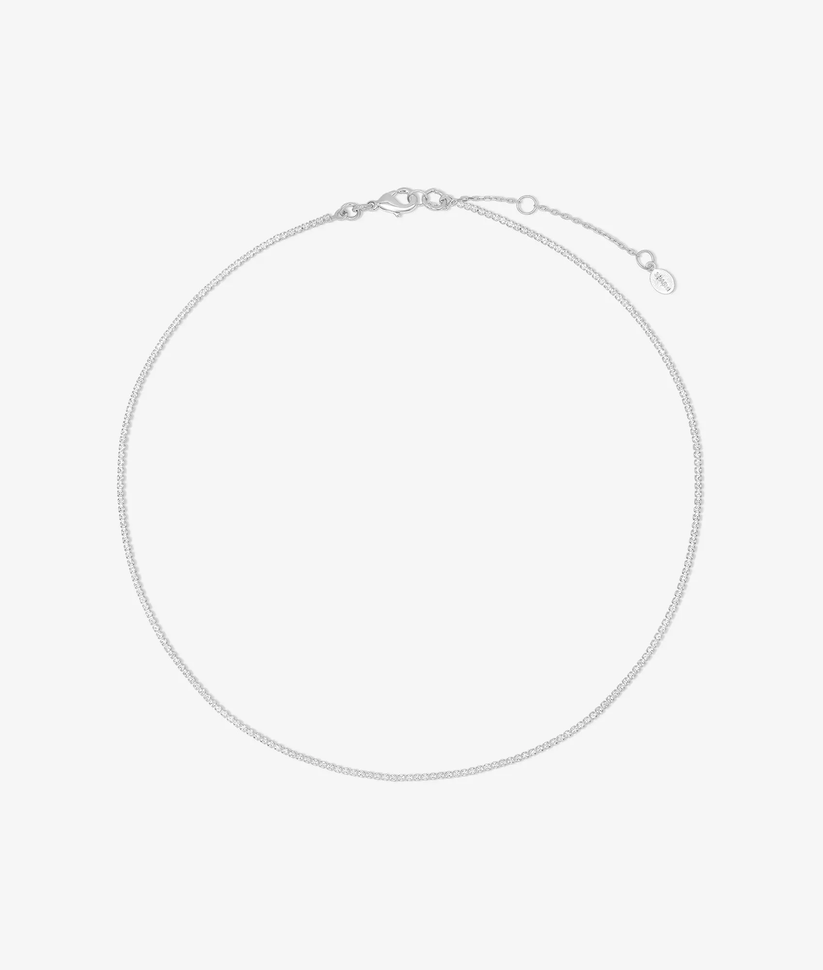 Micro Teeny Tiny Tennis Necklace sold by Shashi product image thumbnail 2