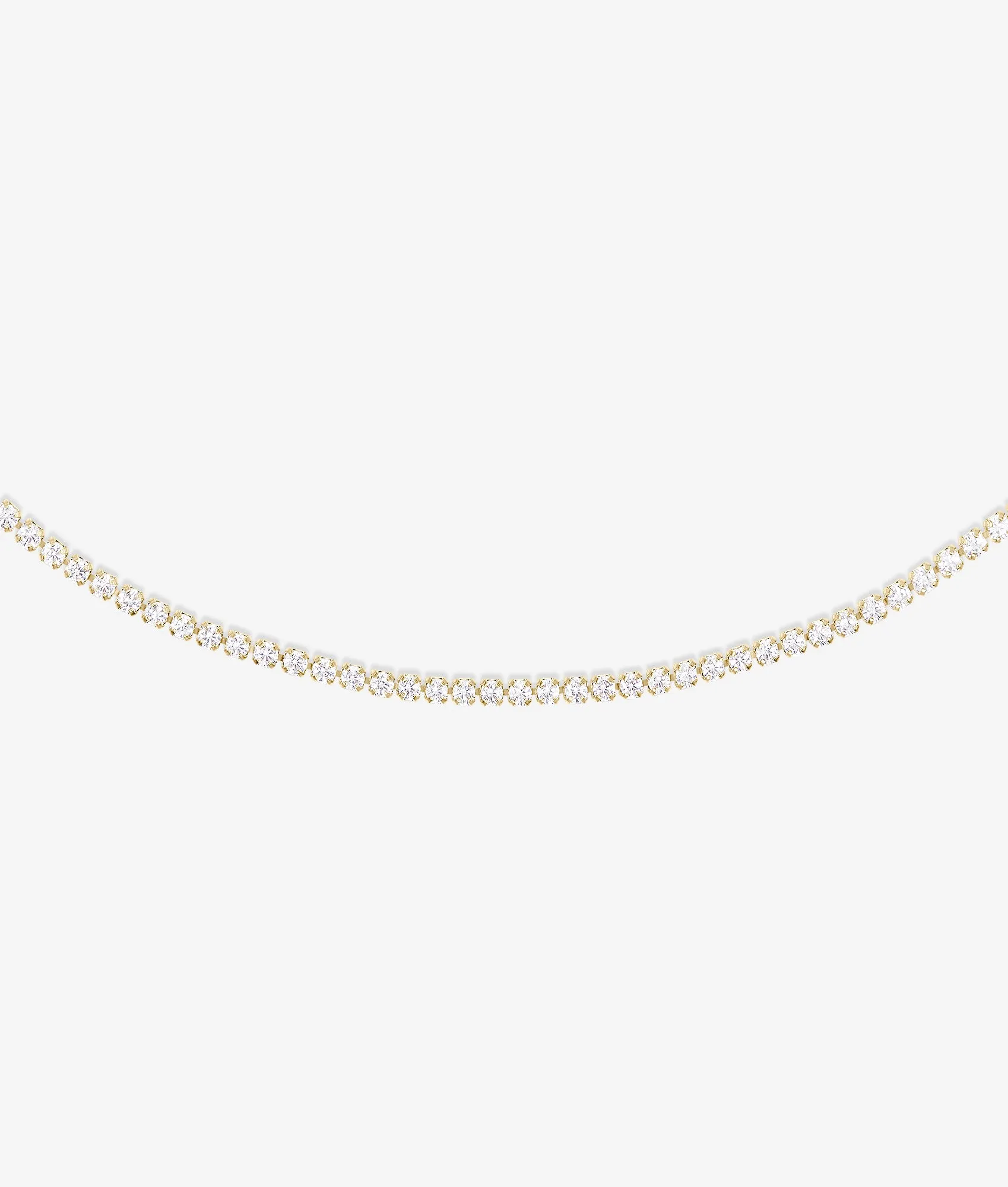 Micro Teeny Tiny Tennis Necklace sold by Shashi product image thumbnail 5