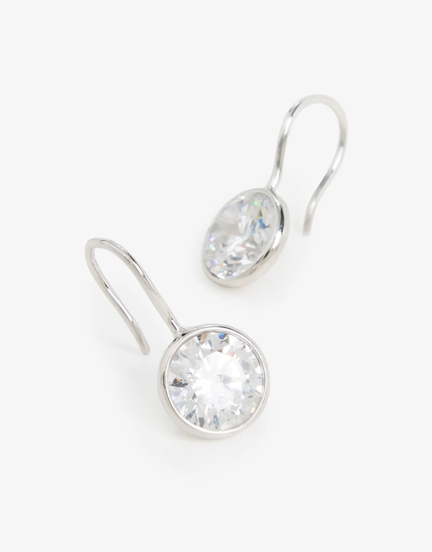 Bezel French Hook Earring sold by Shashi product image thumbnail 4