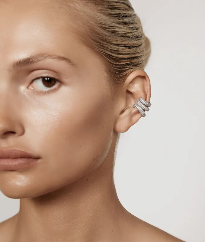 Micro Pave Ear Cuff Set of 3 made by Shashi